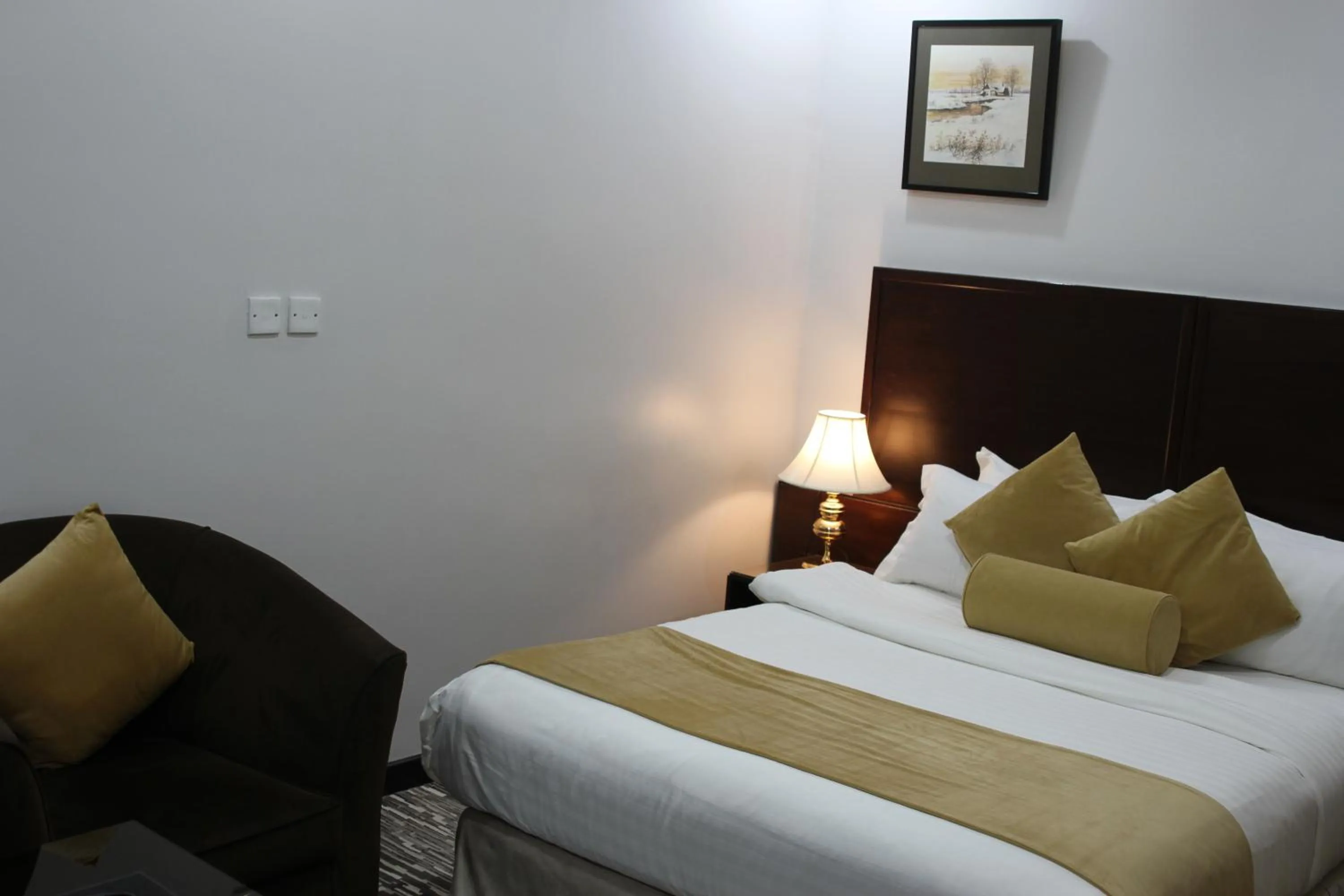 Bed in Carawan Al Khaleej Hotel Olaya