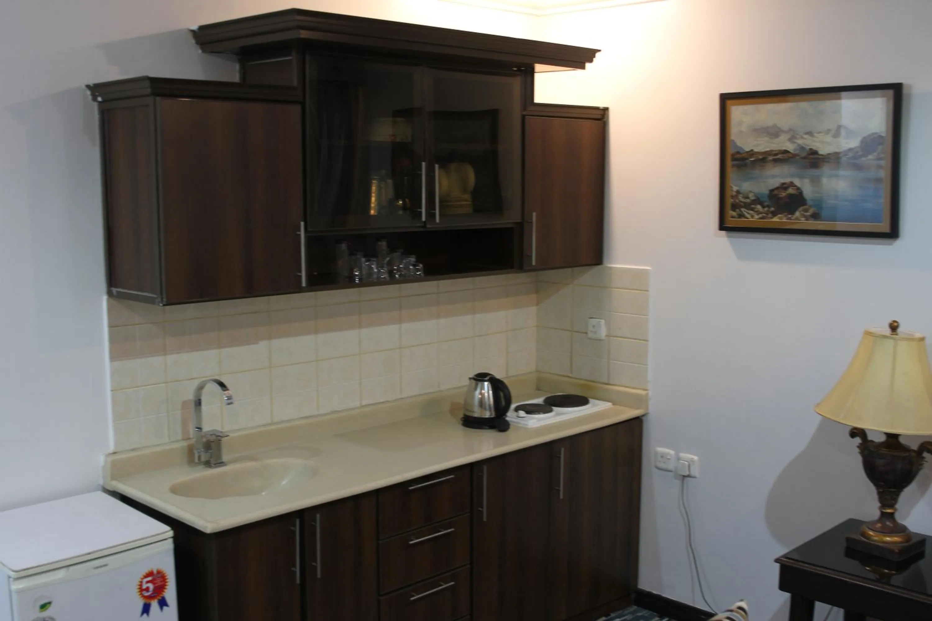 Kitchen or kitchenette in Carawan Al Khaleej Hotel Olaya
