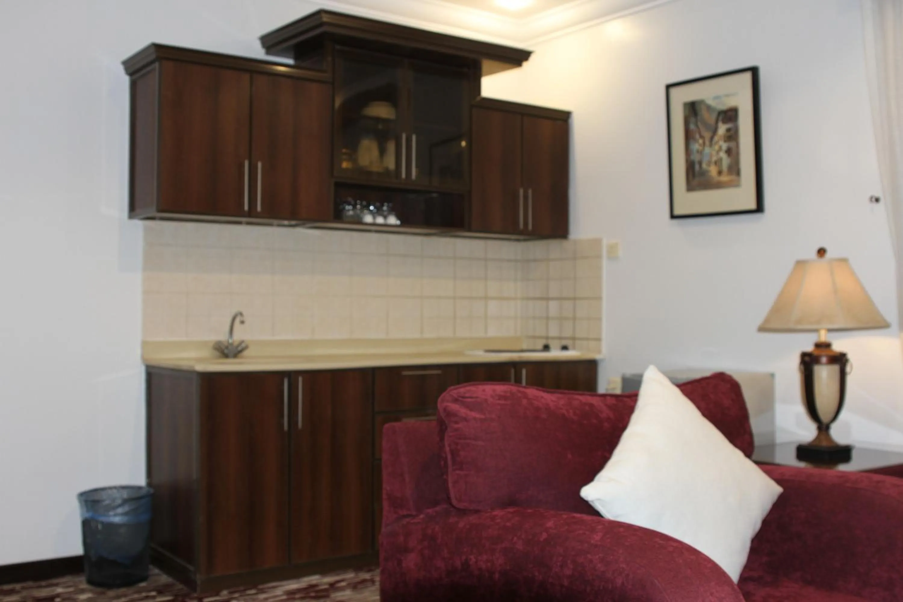 Kitchen or kitchenette in Carawan Al Khaleej Hotel Olaya