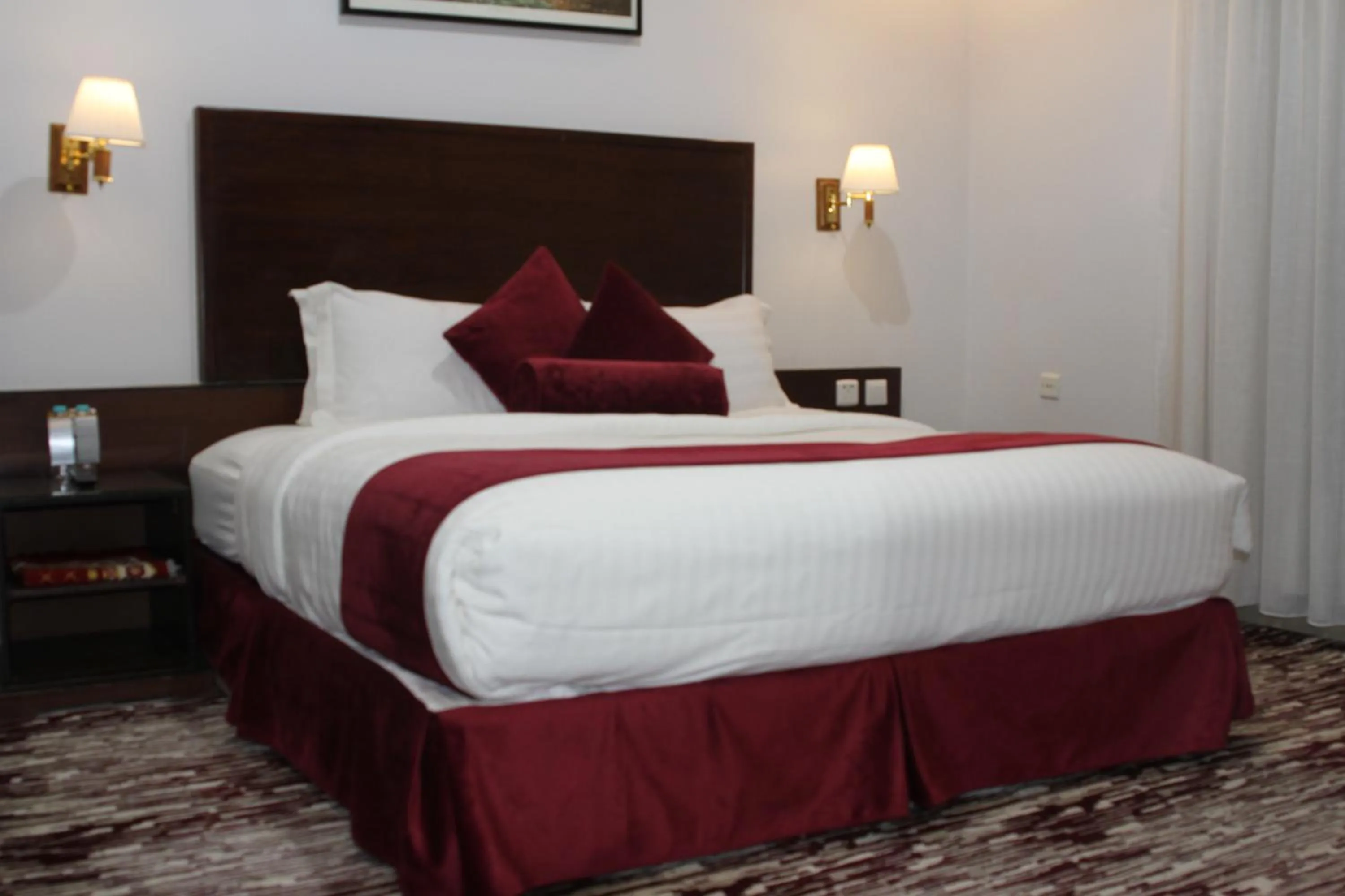 Bed in Carawan Al Khaleej Hotel Olaya