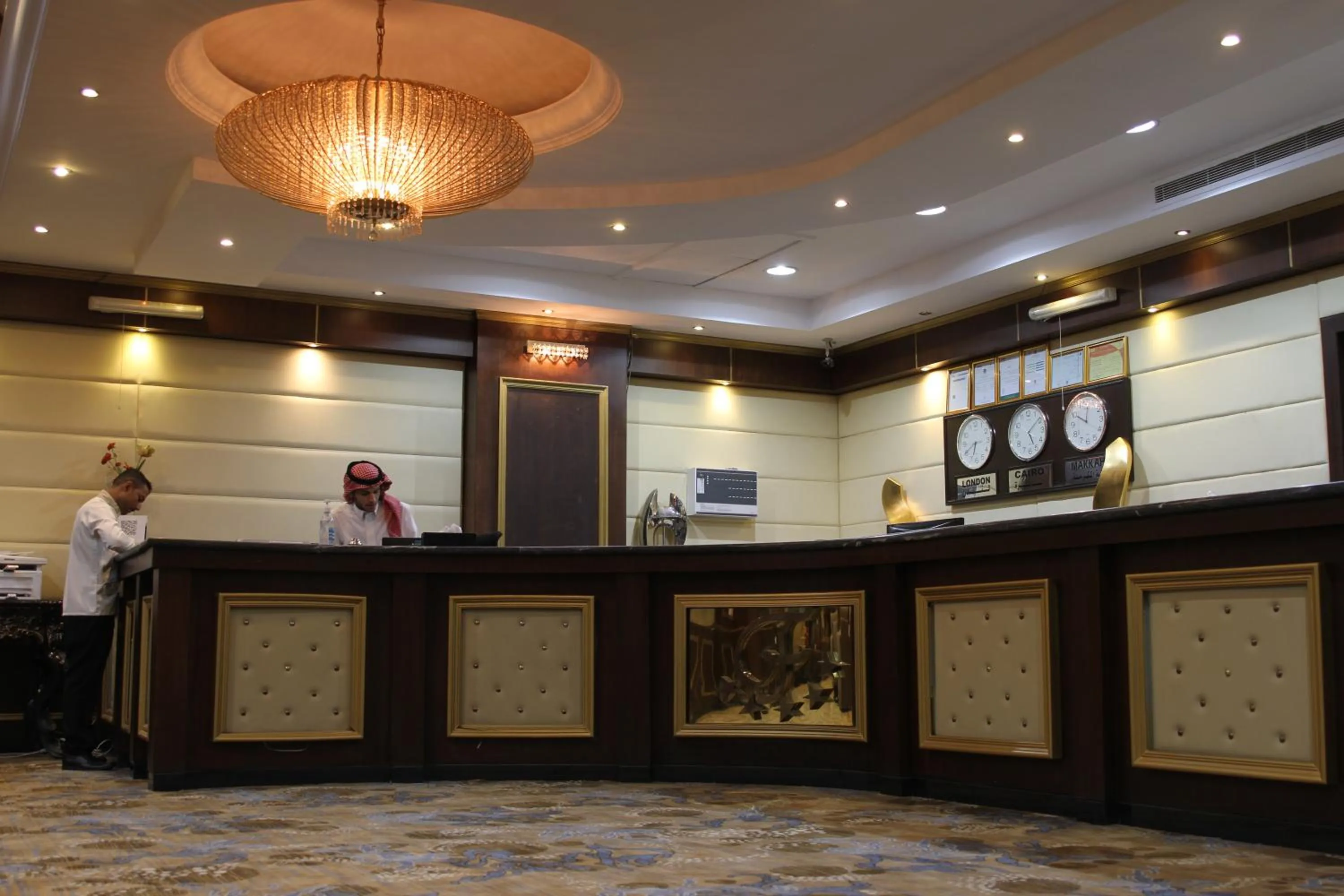 group of guests in Carawan Al Khaleej Hotel Olaya