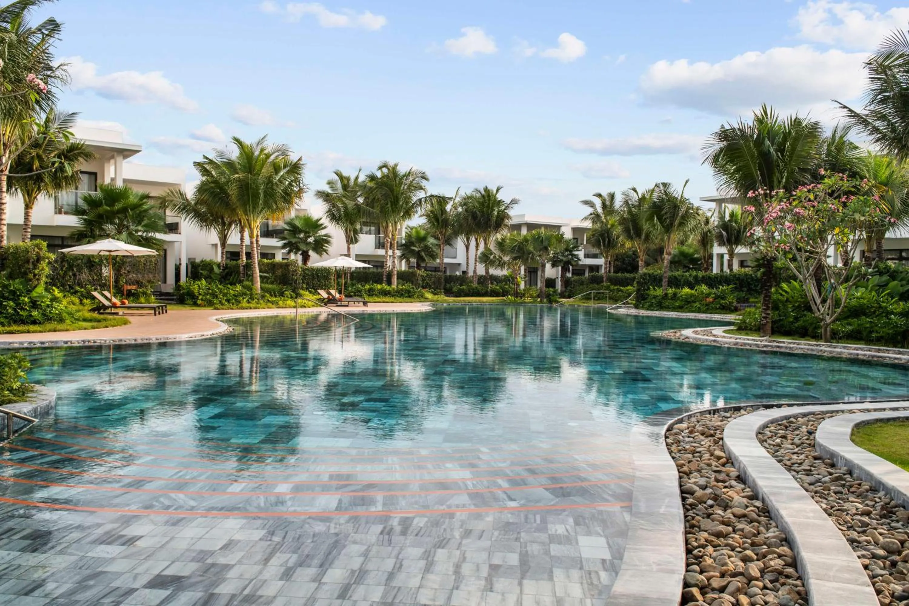 Pool view in Angsana Ho Tram