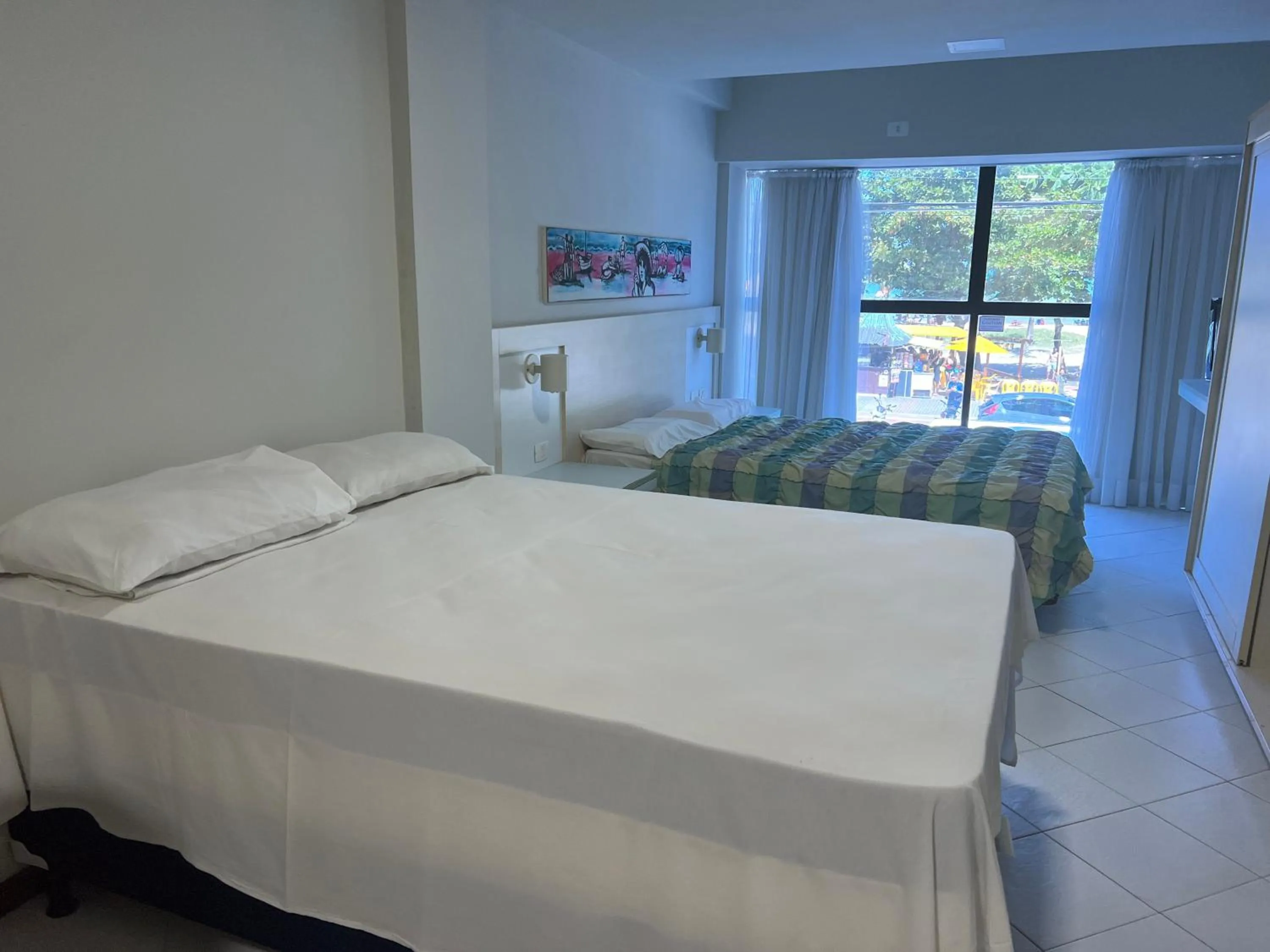 Bedroom, Bed in Flat Ambassador - Cabo Branco - João Pessoa