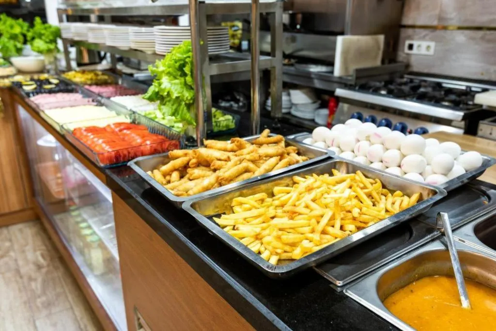 Buffet breakfast in GROSS HOTEL