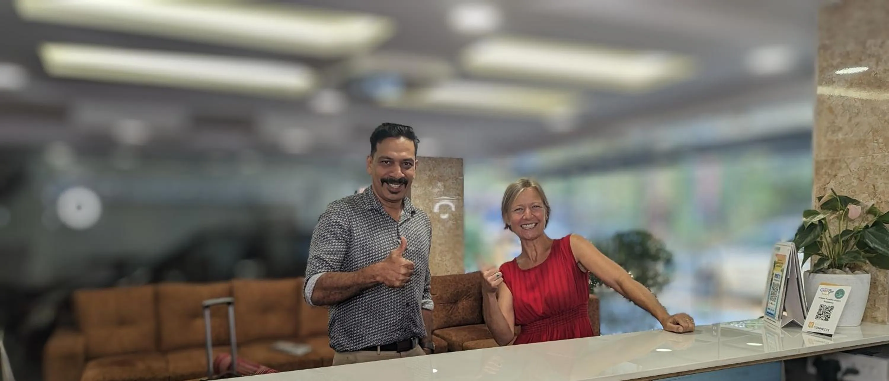 People in Dreams Paradise Airport Residency