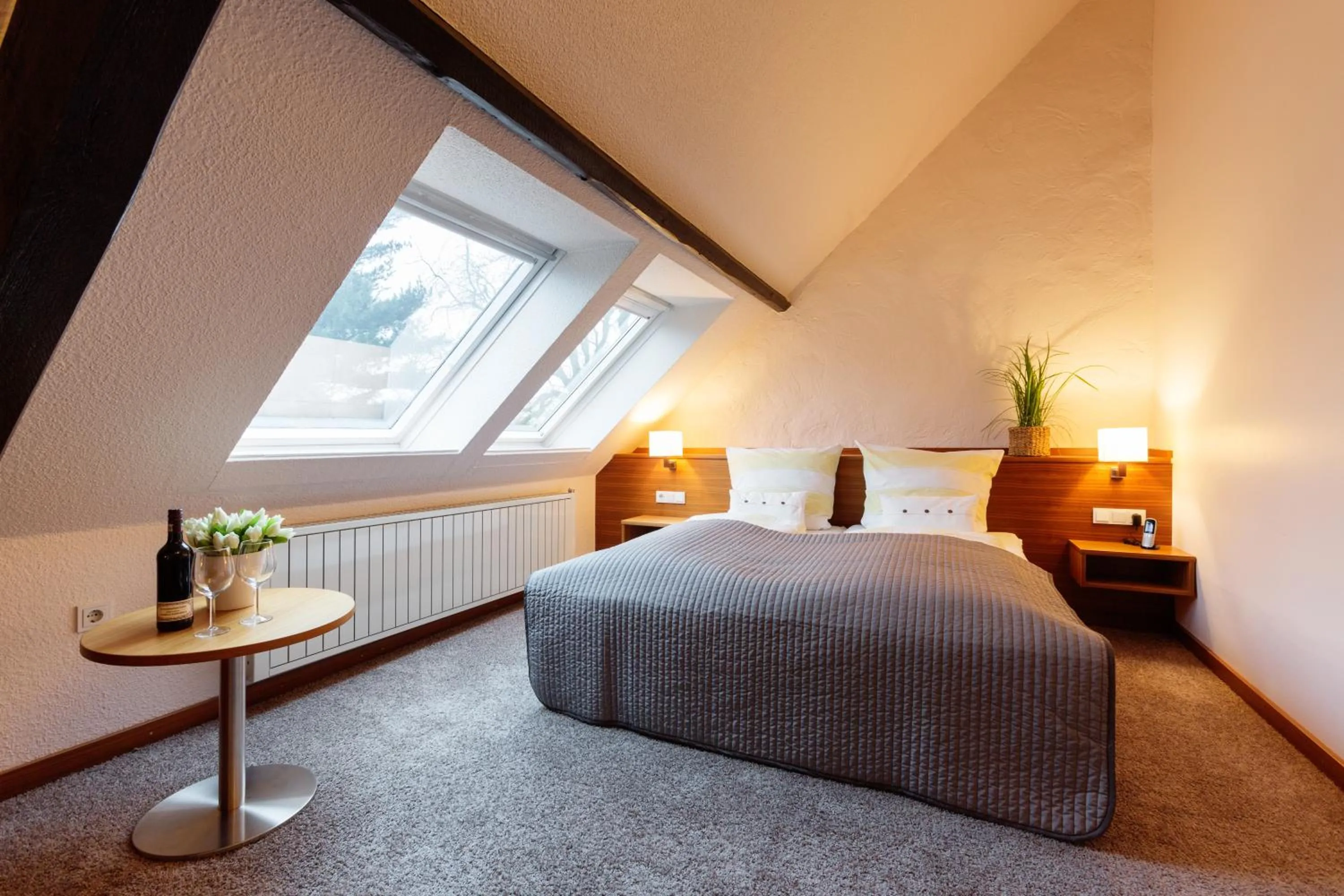 Bed in Hotel Das Kemperdick