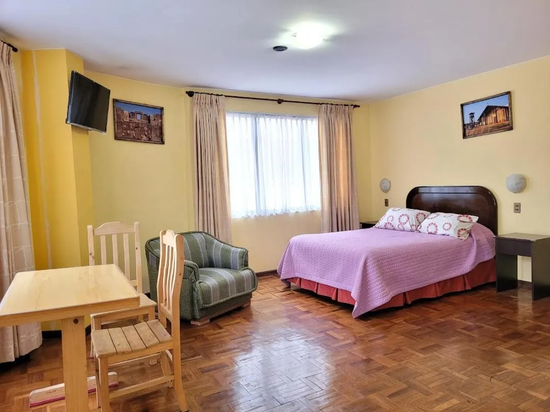 Bed in Hotel Nuevo Sol