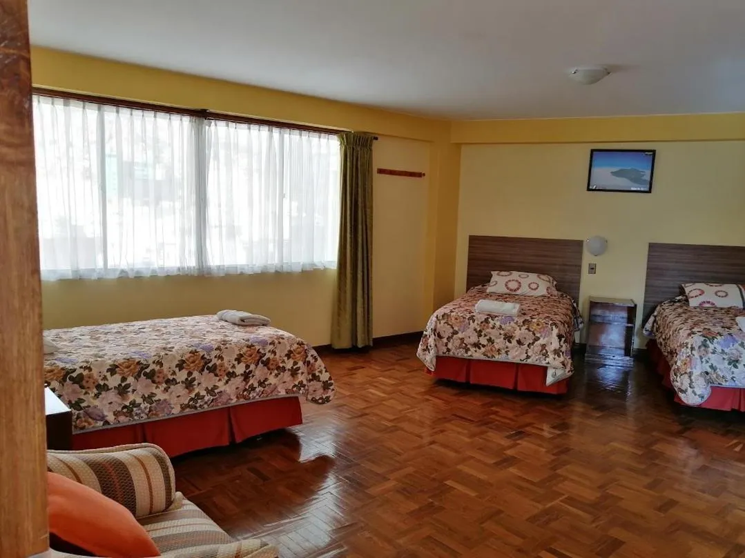 Bed in Hotel Nuevo Sol