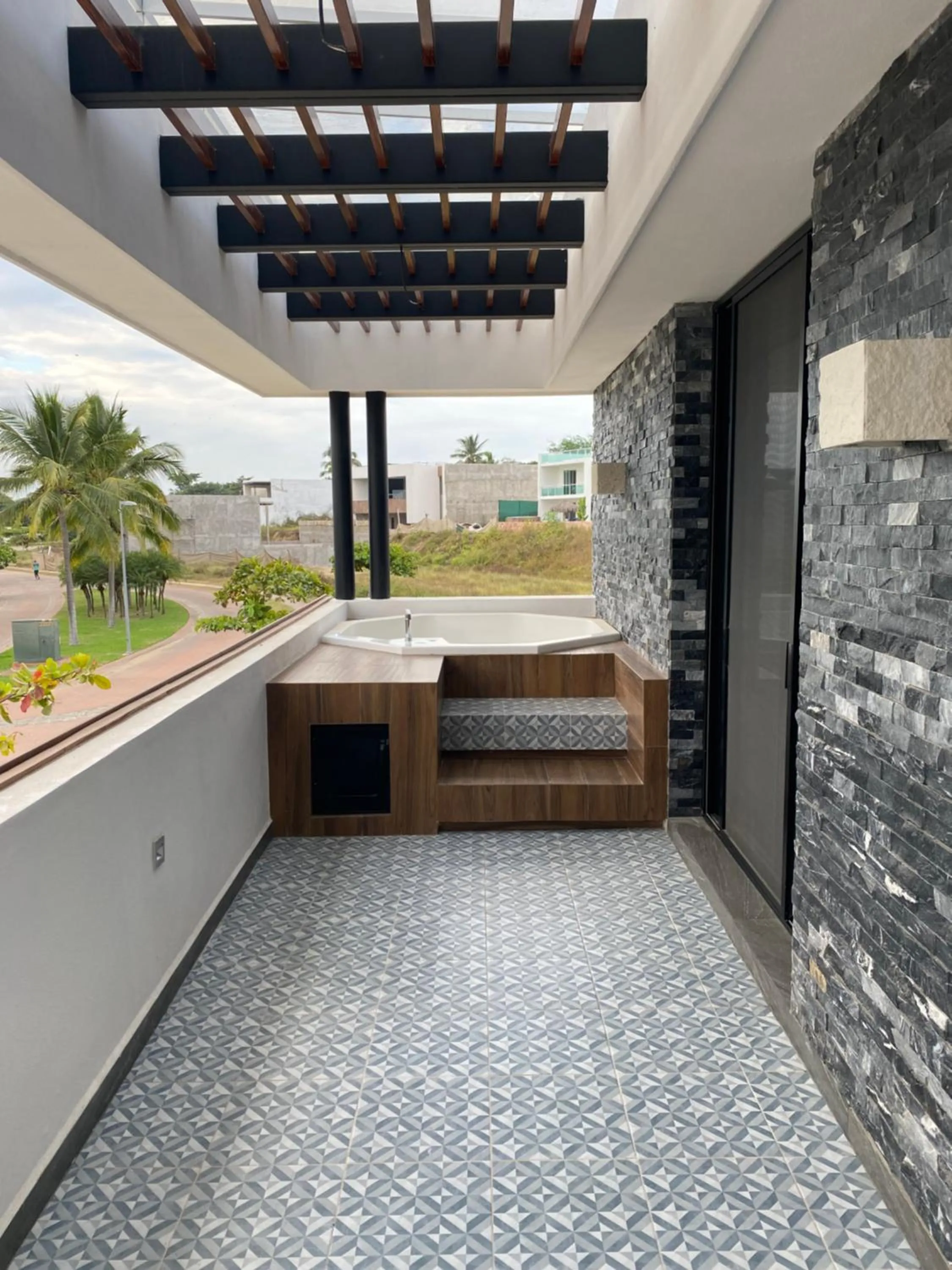 Balcony/Terrace in Tamaran casa de playa Pescadores 16