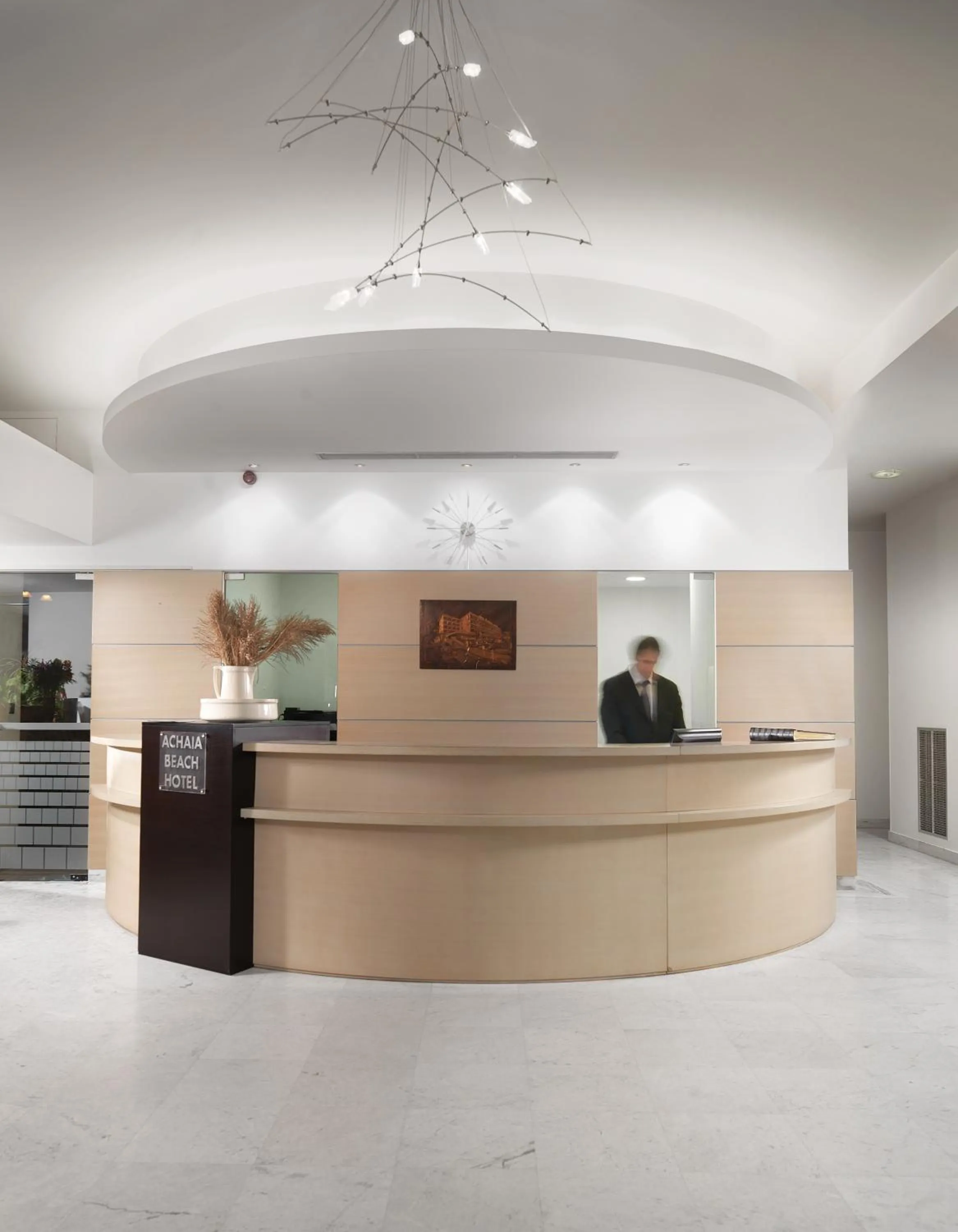 Lobby or reception in Airotel Achaia Beach