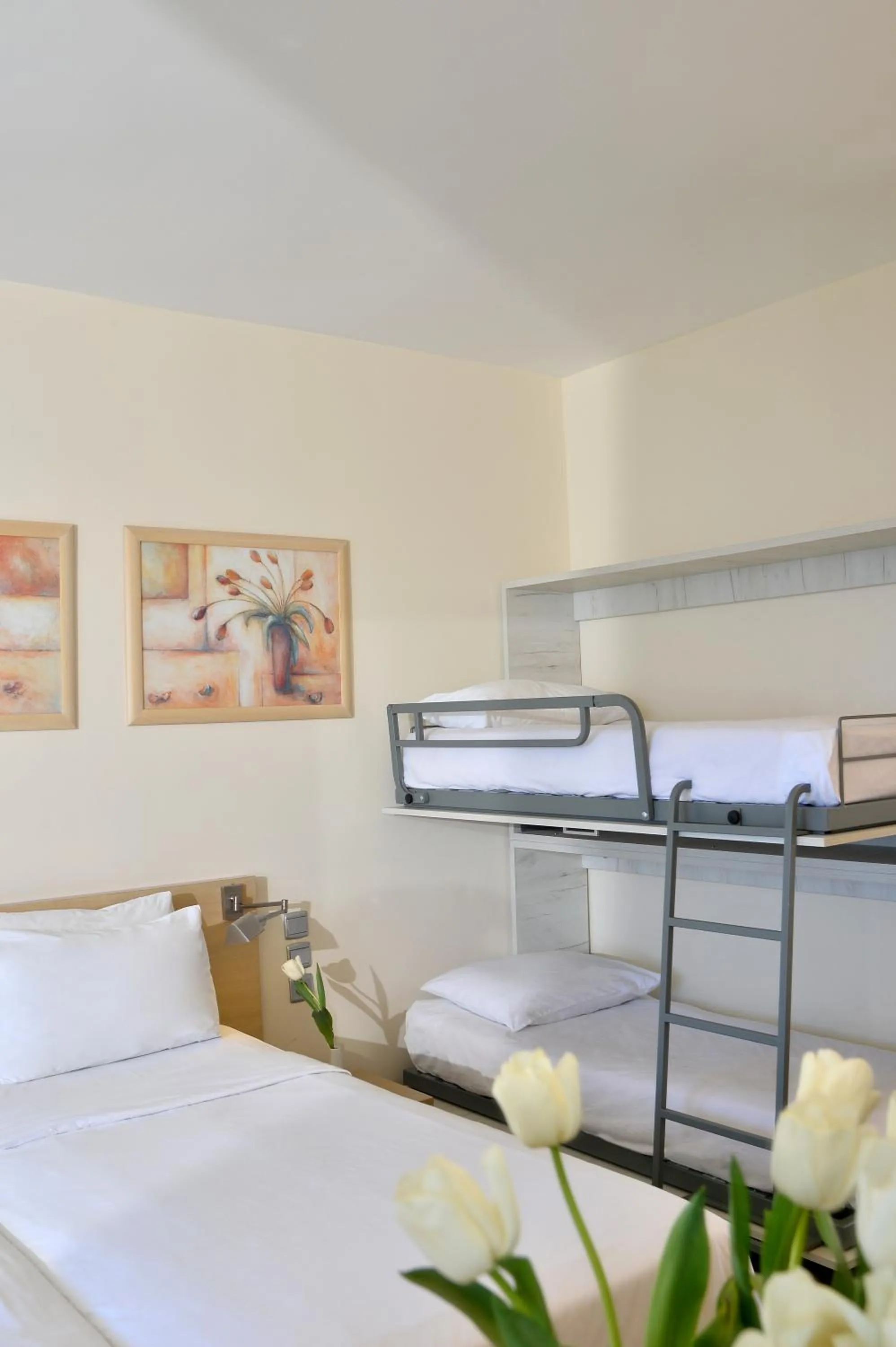 Bed in Airotel Achaia Beach