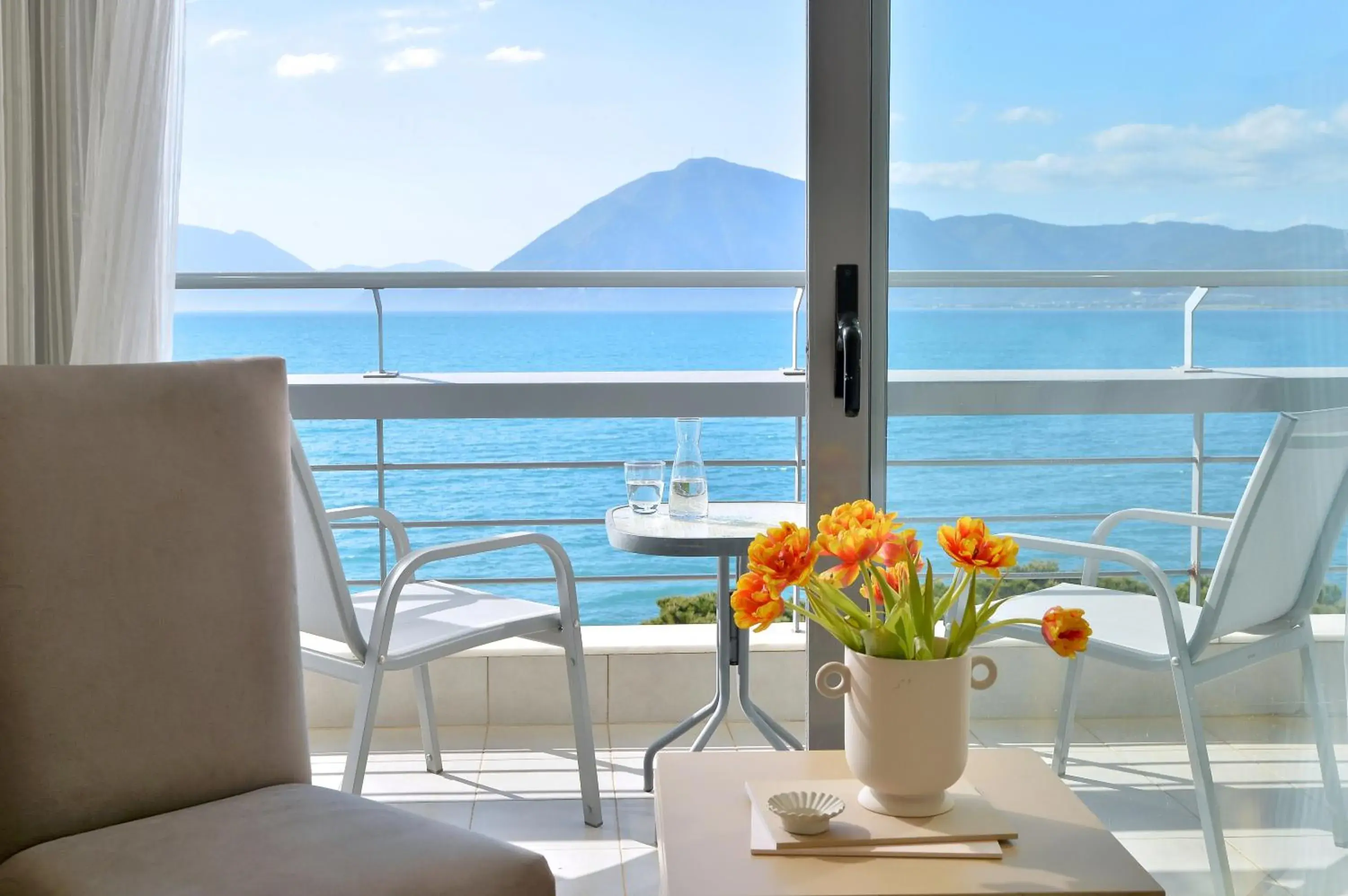 Double Room with Sea View in Airotel Achaia Beach Double Room with Sea View in Airotel Achaia Beach