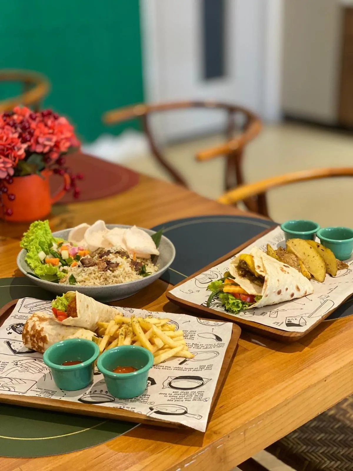 Food and drinks in Alhambra Hotel Banda Aceh