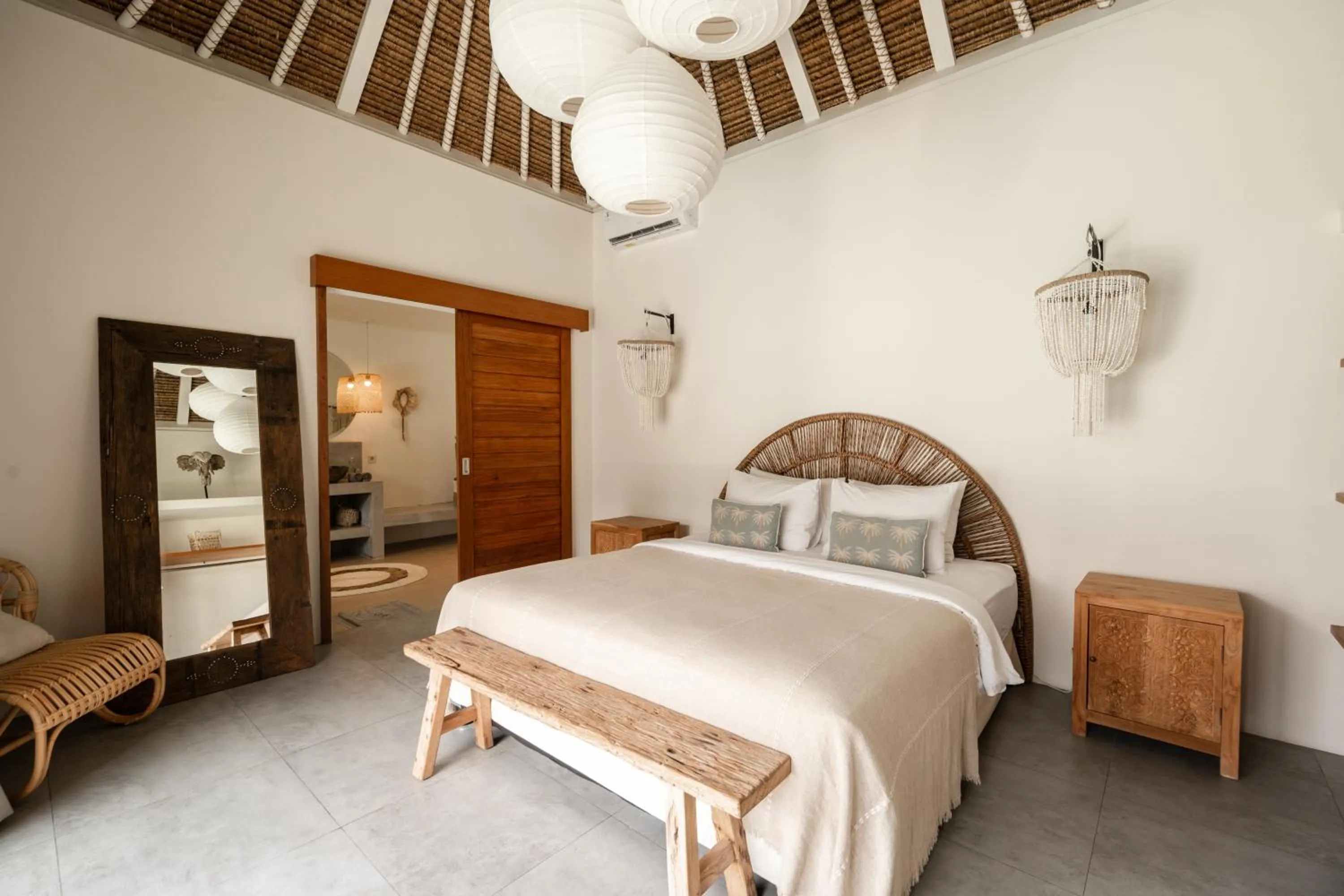 Bedroom, Bed in Villa Folie by Alfred in Bali