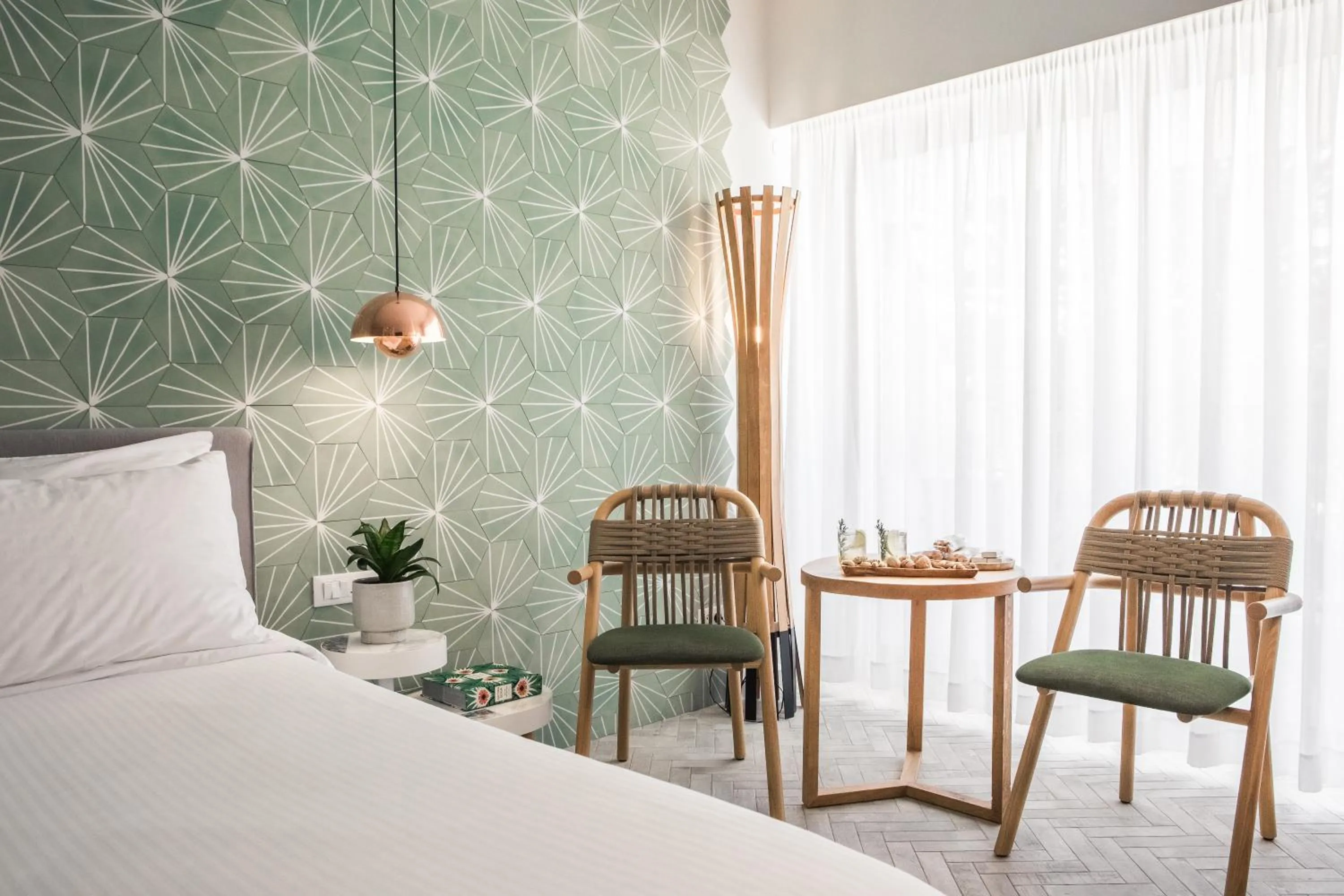 Bedroom, Bed in Phāea Cretan Malia, a Member of Design Hotels