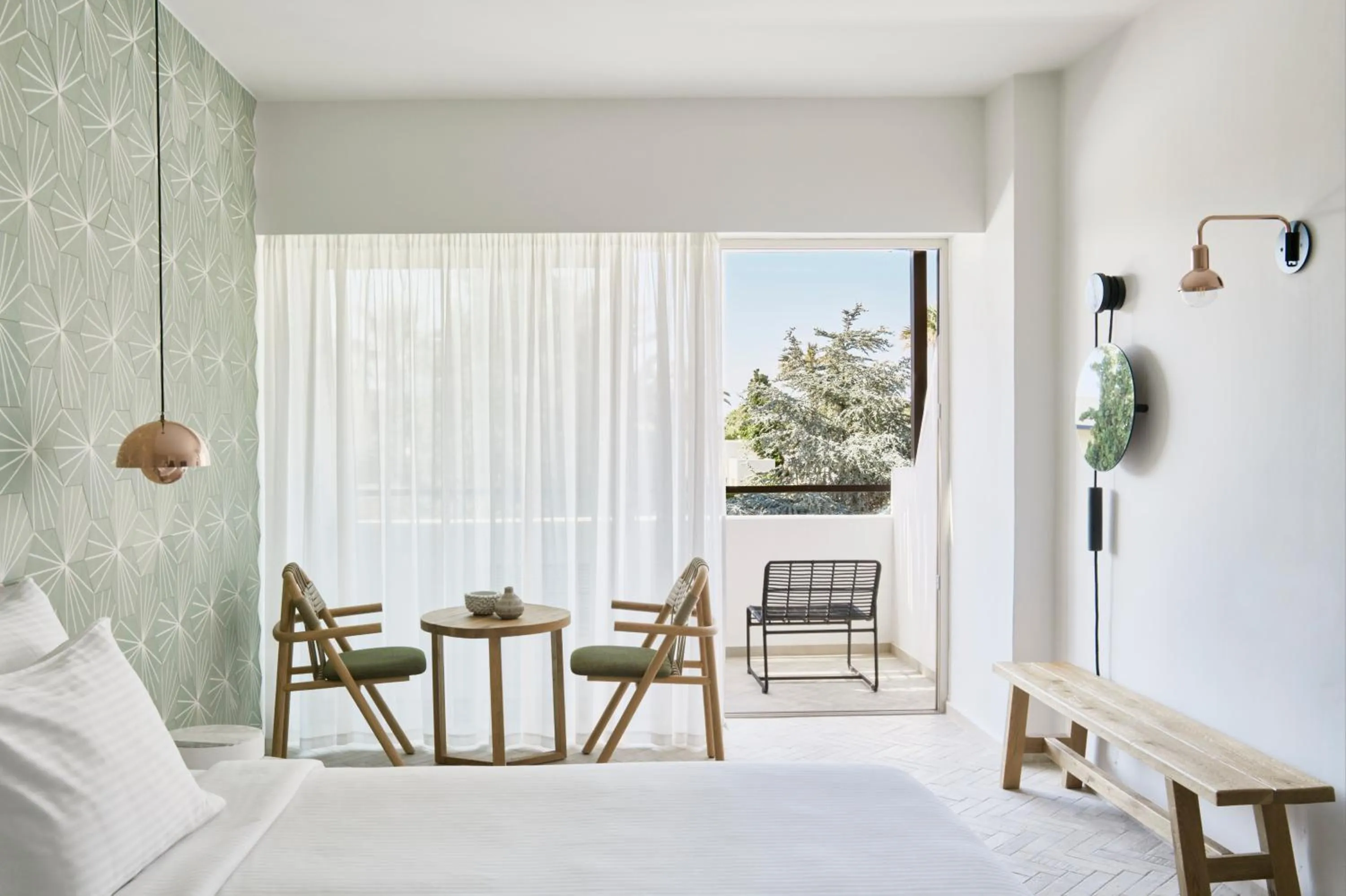 Bedroom, Bed in Phāea Cretan Malia, a Member of Design Hotels