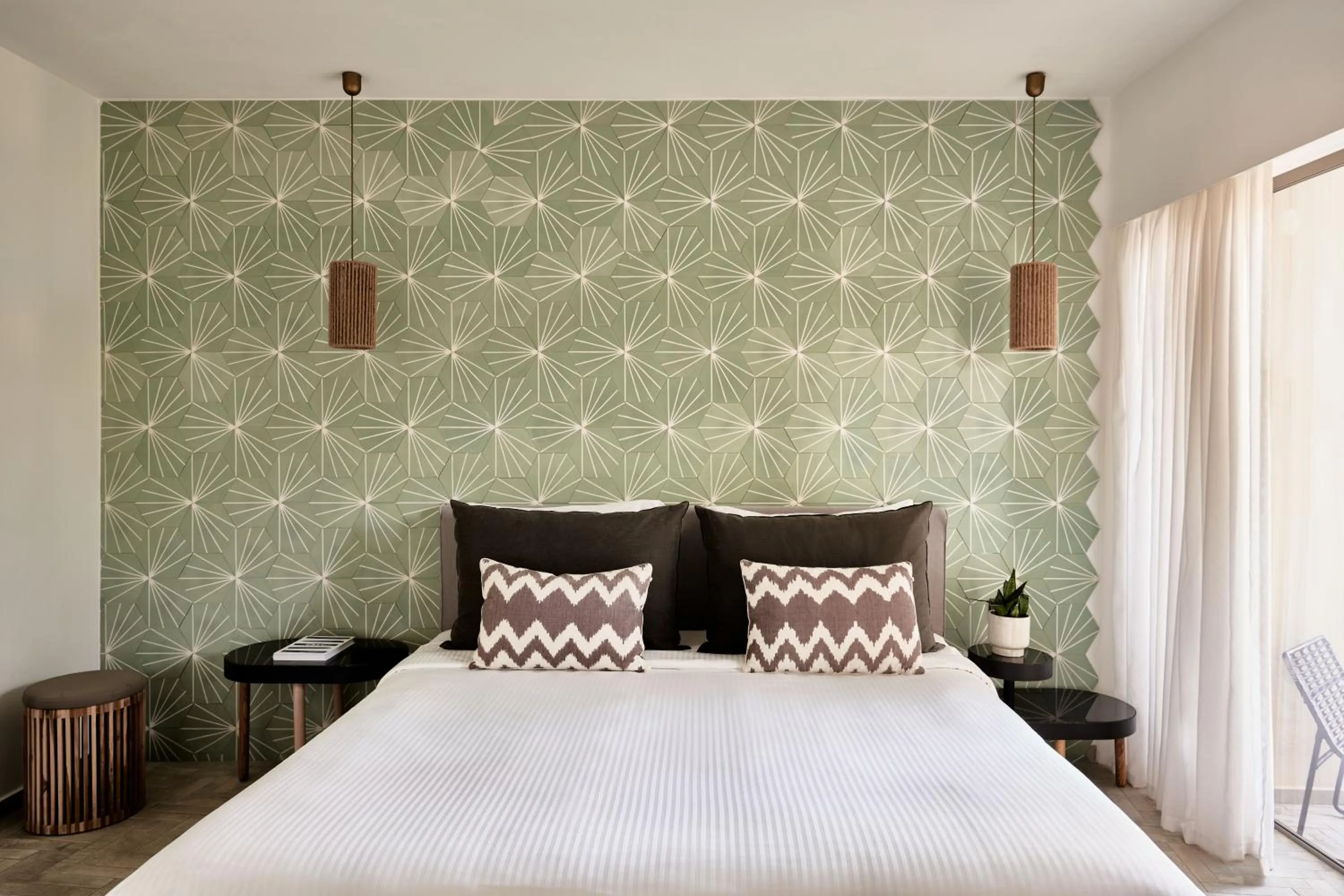 Bedroom, Bed in Phāea Cretan Malia, a Member of Design Hotels