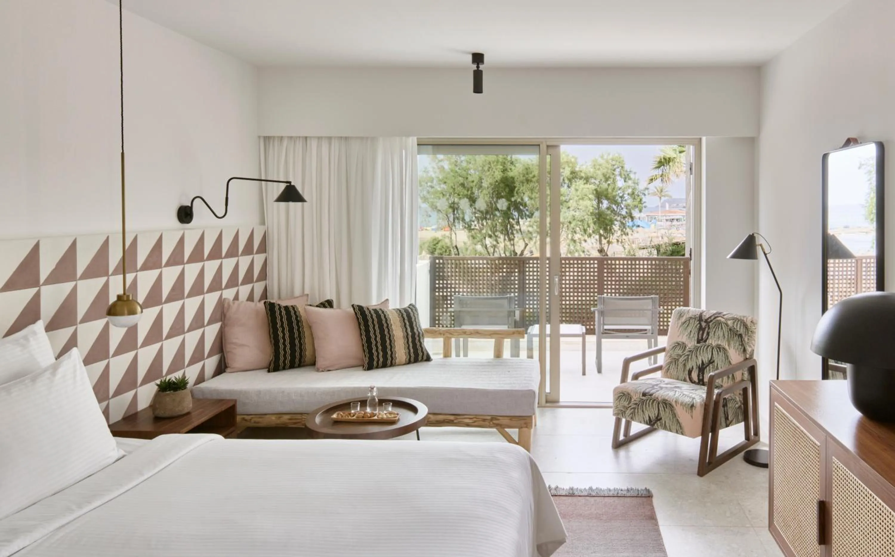 Photo of the whole room, Bed in Phāea Cretan Malia, a Member of Design Hotels