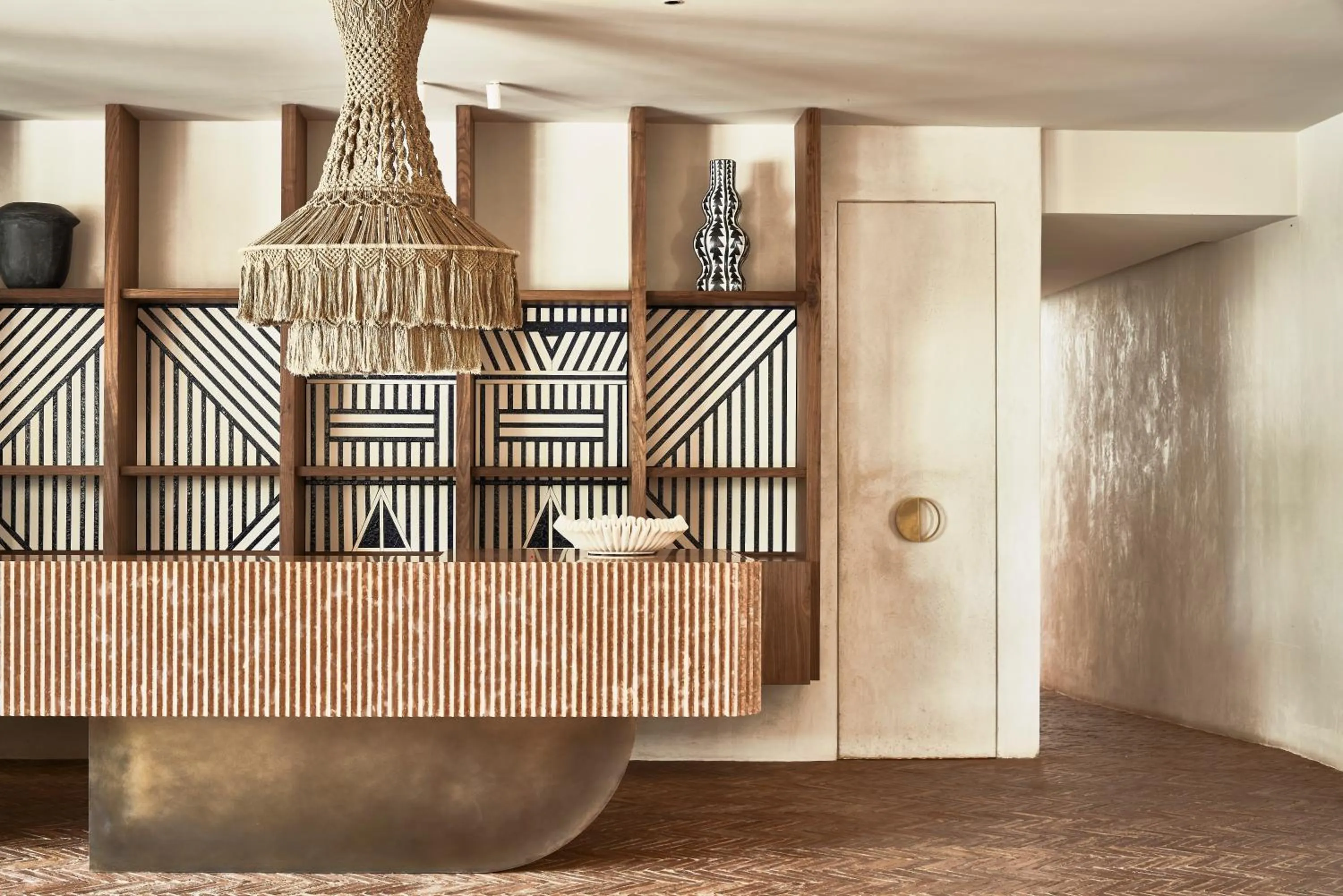 Lobby or reception in Phāea Cretan Malia, a Member of Design Hotels