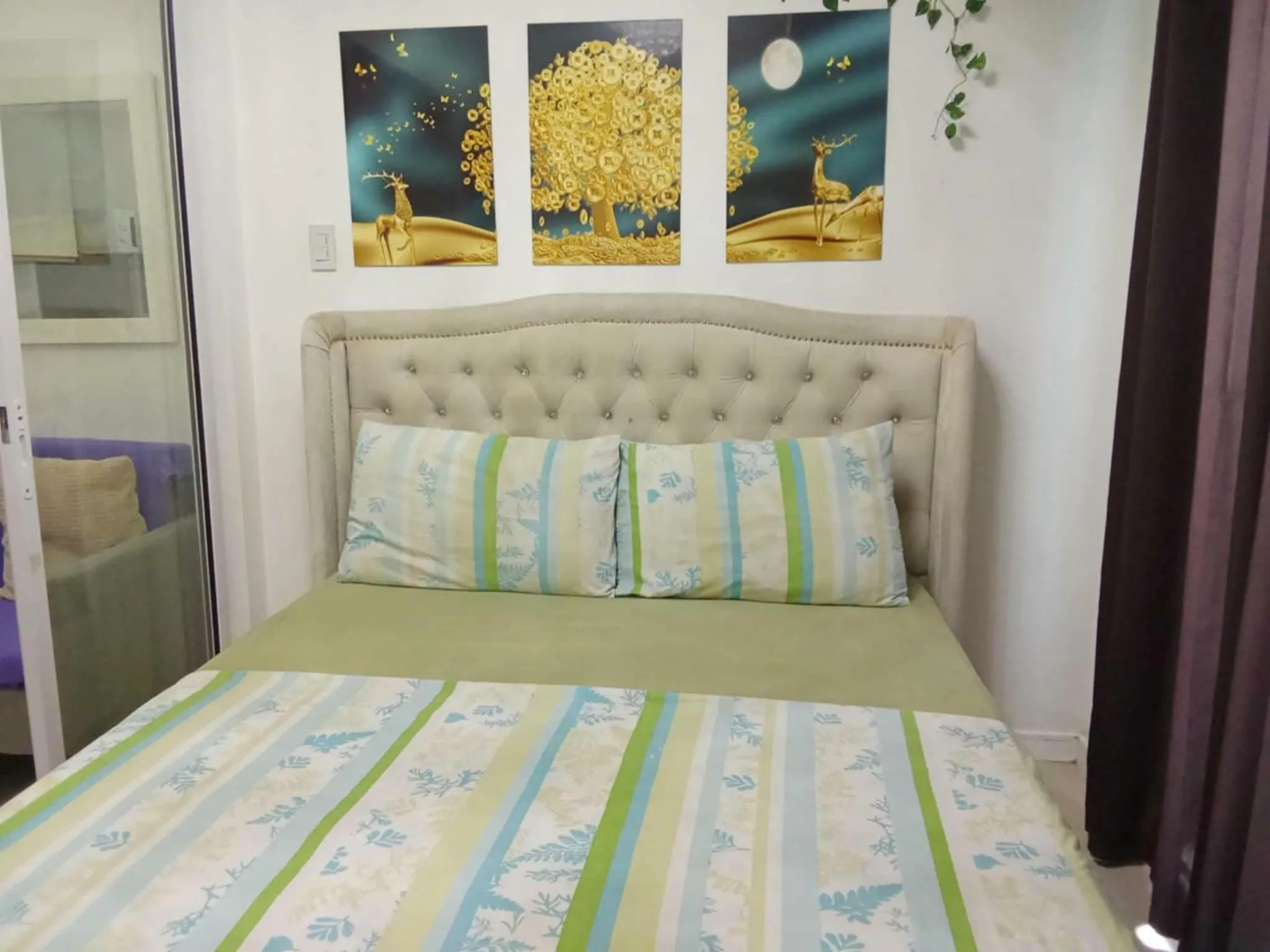 Bed in Azure Urban Resort with WIFI and Netflix