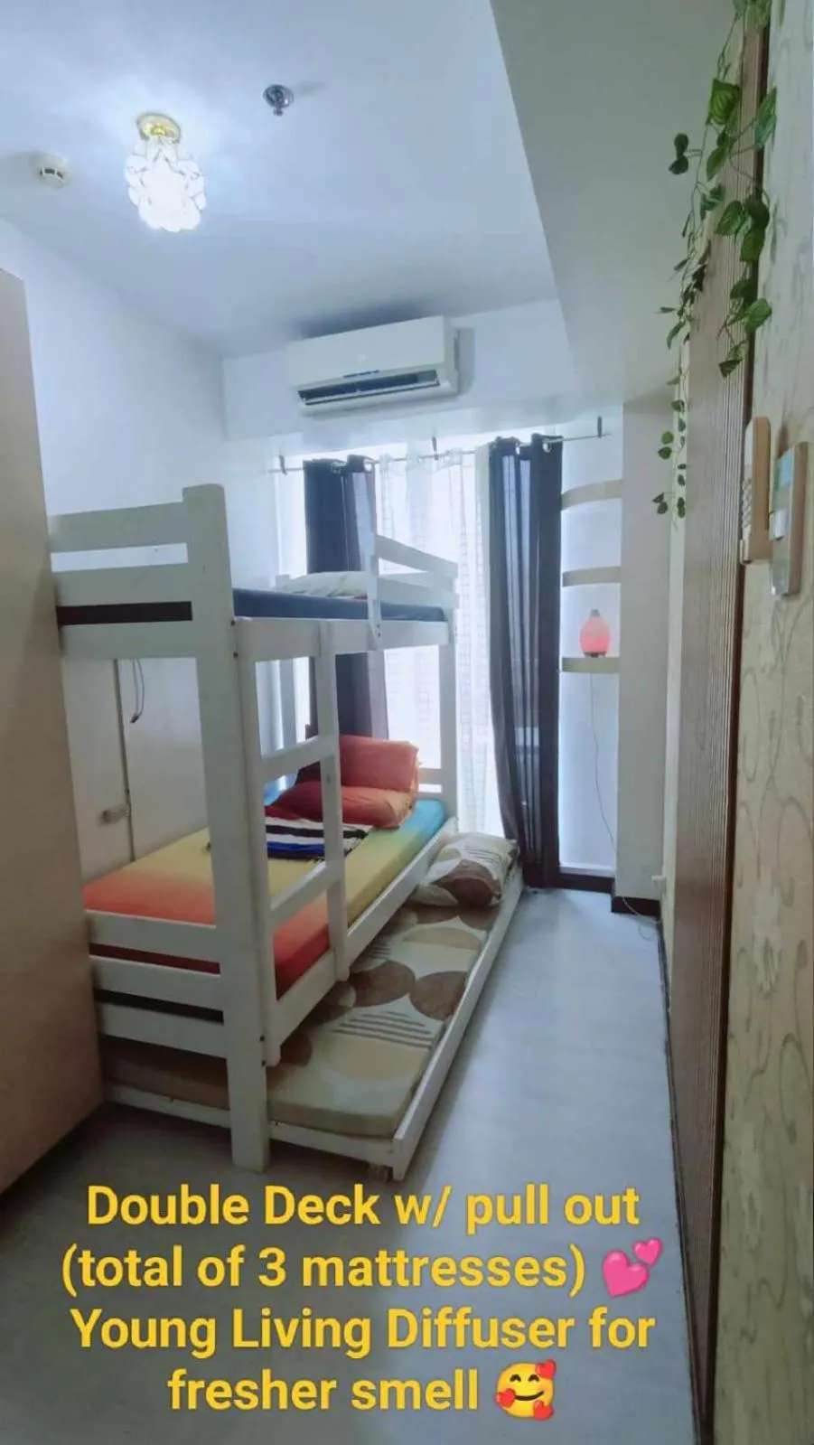 Bed in Azure Urban Resort with WIFI and Netflix