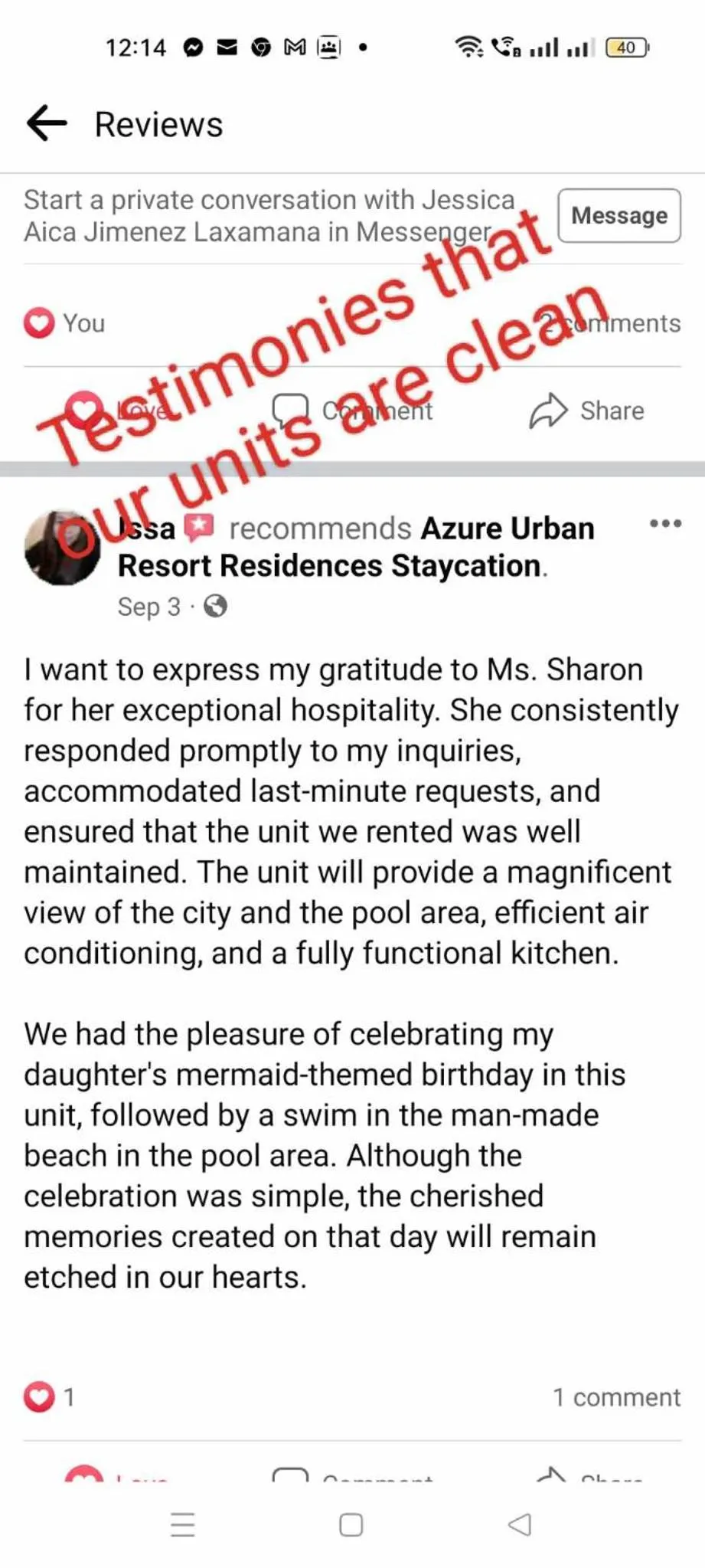 Azure Urban Resort with WIFI and Netflix