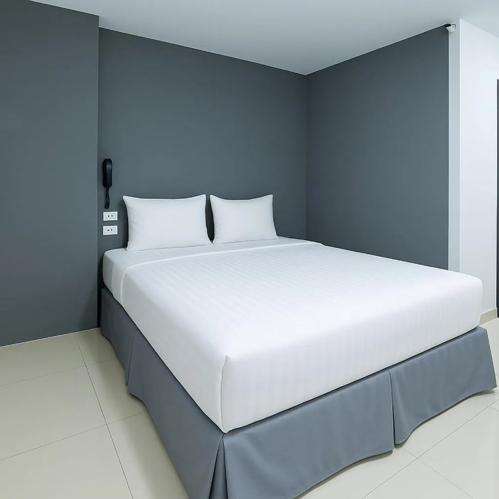 Bedroom, Bed in Siam Rama9 Hotel