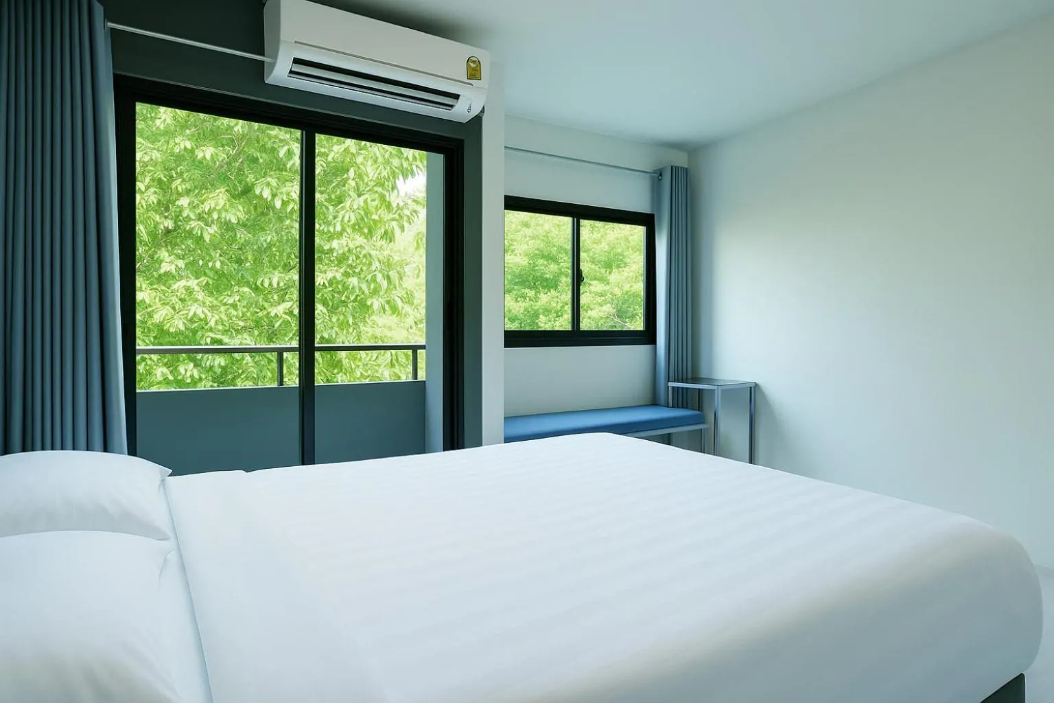 Bed in Siam Rama9 Hotel