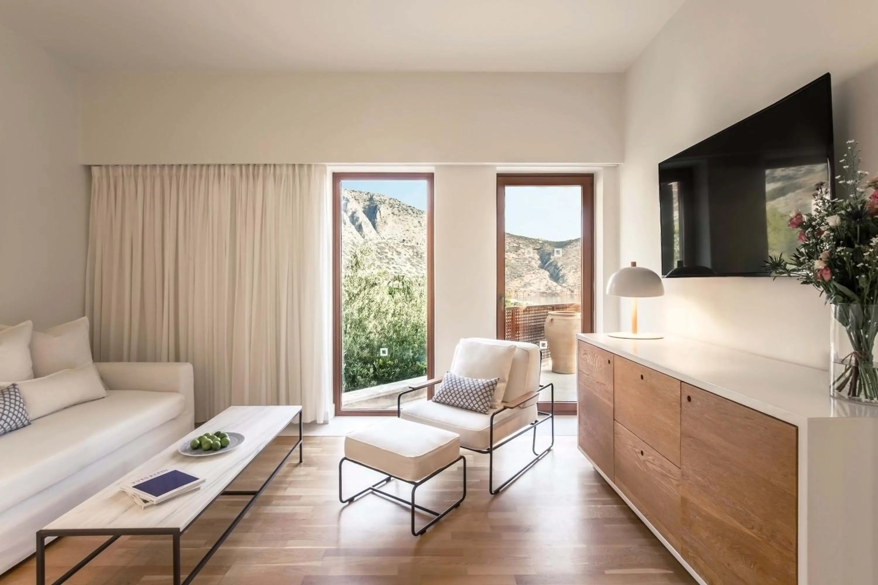 Seating area in Phāea Blue - Small Luxury Hotels of the World