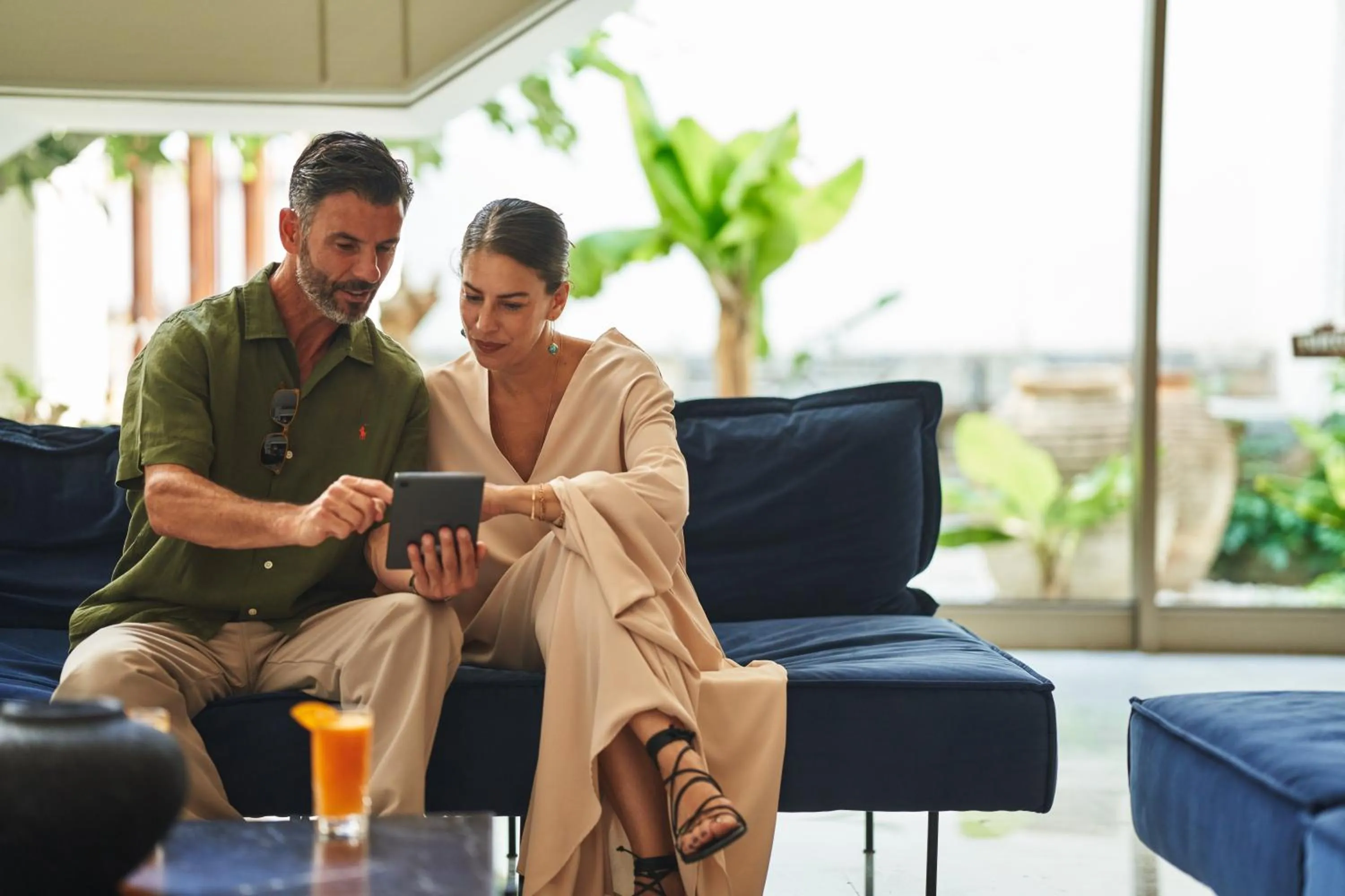 Living room in Agapi Beach Resort Premium All Inclusive