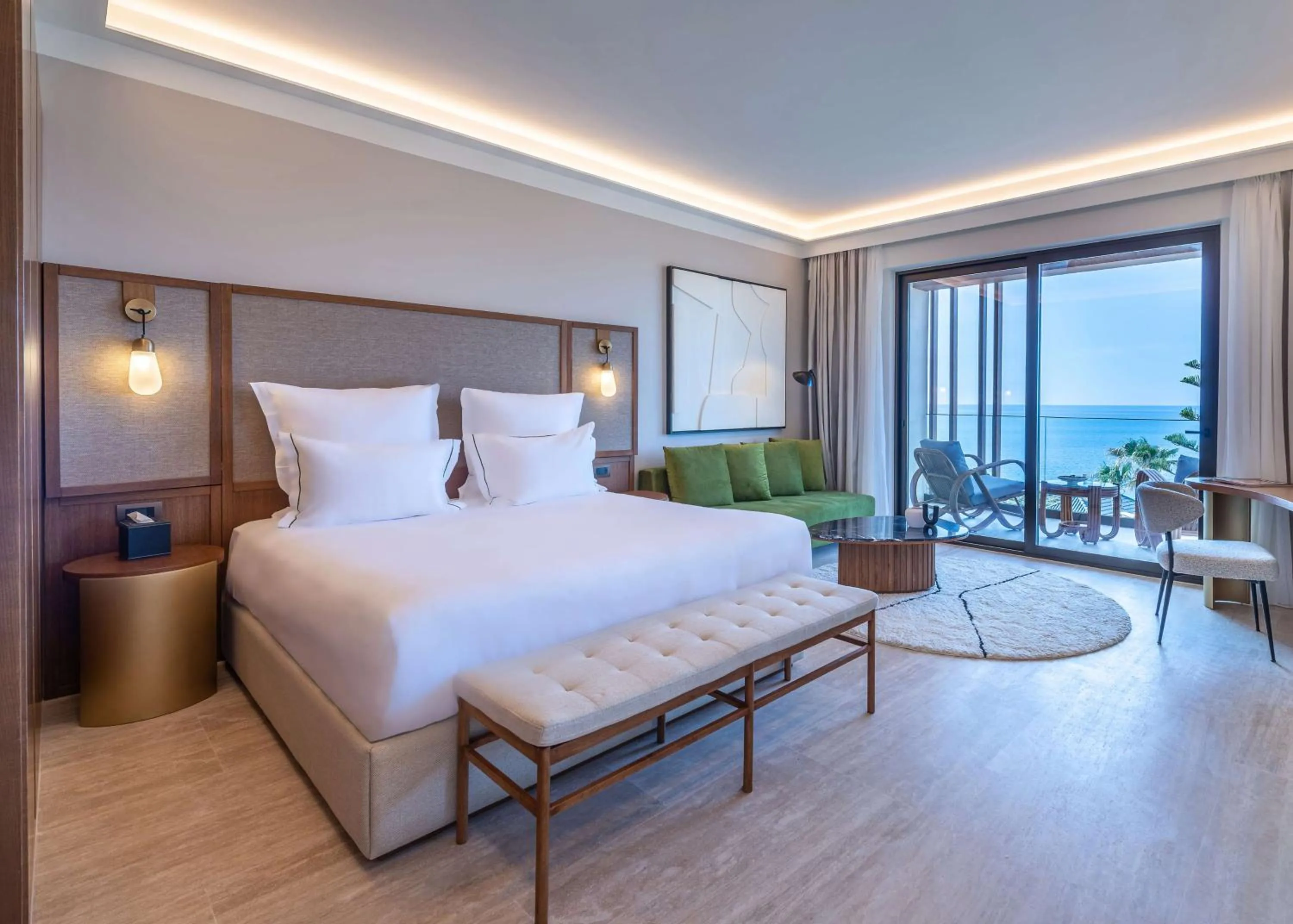 Bed in Isla Brown Chania Resort, Curio Collection by Hilton