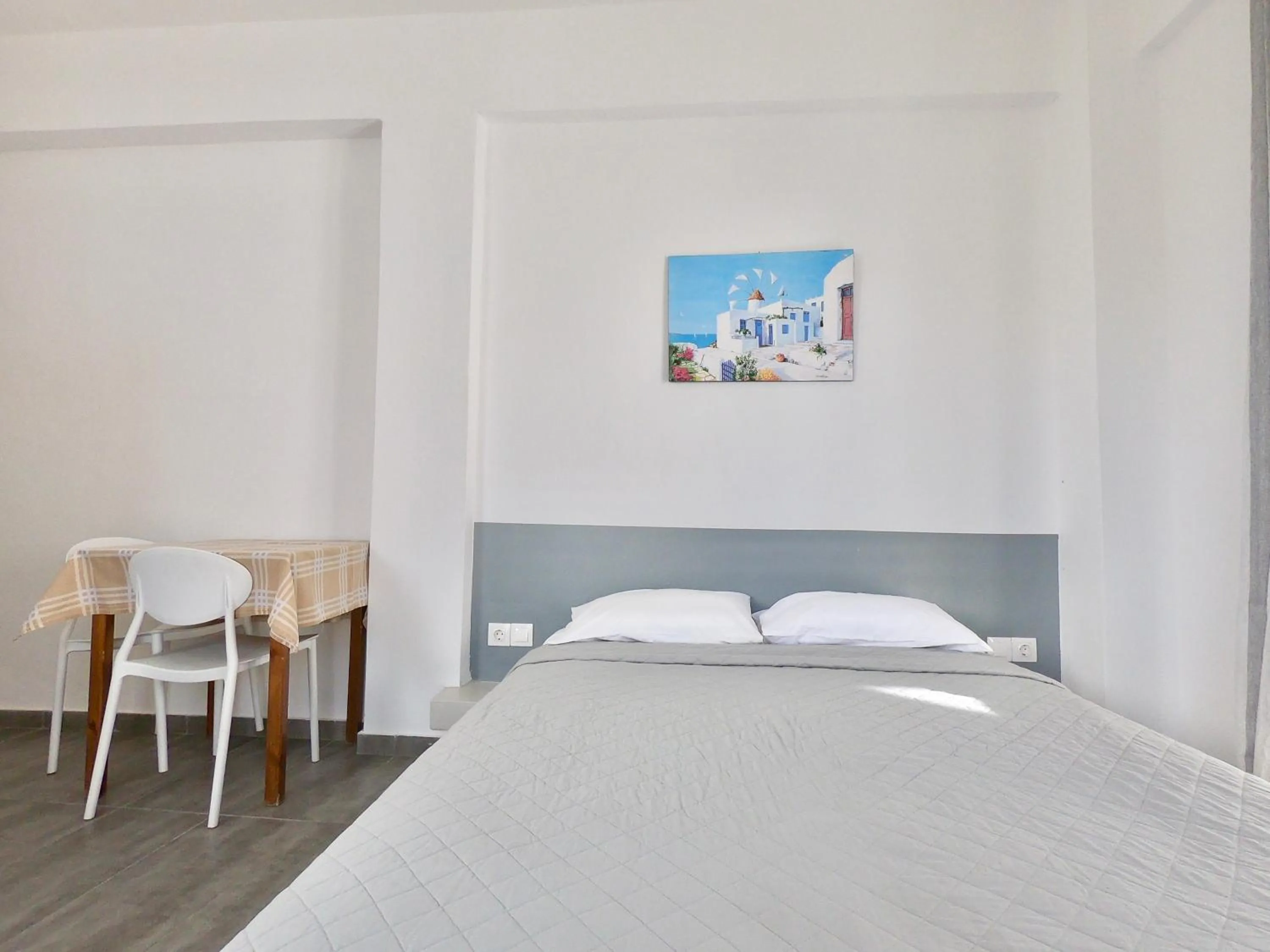 Bedroom, Bed in Anny Studios & Rooms Perissa Beach