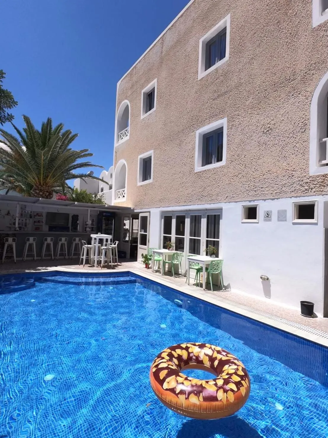 Swimming pool in Anny Studios & Rooms Perissa Beach