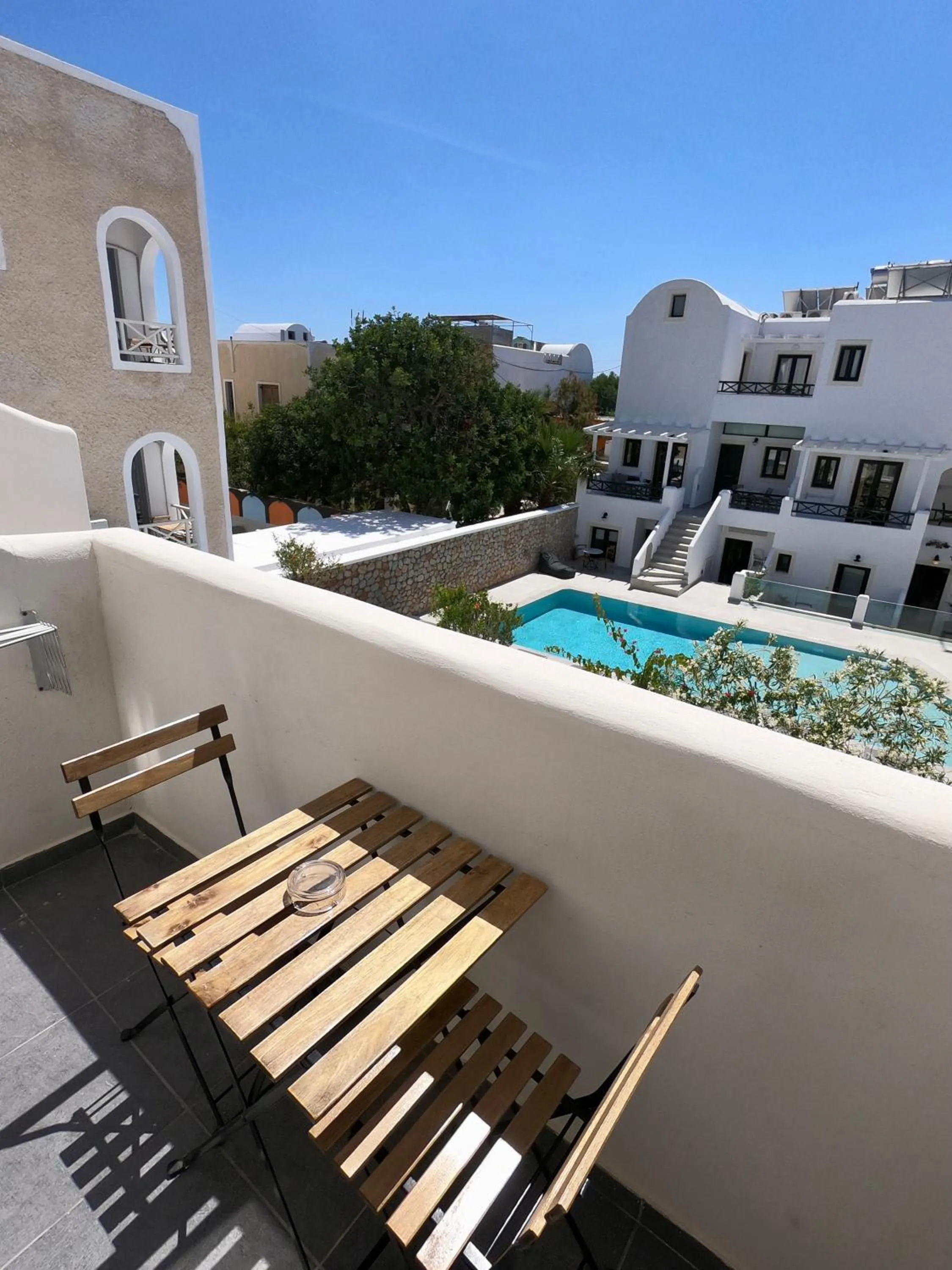 Balcony/Terrace in Anny Studios & Rooms Perissa Beach