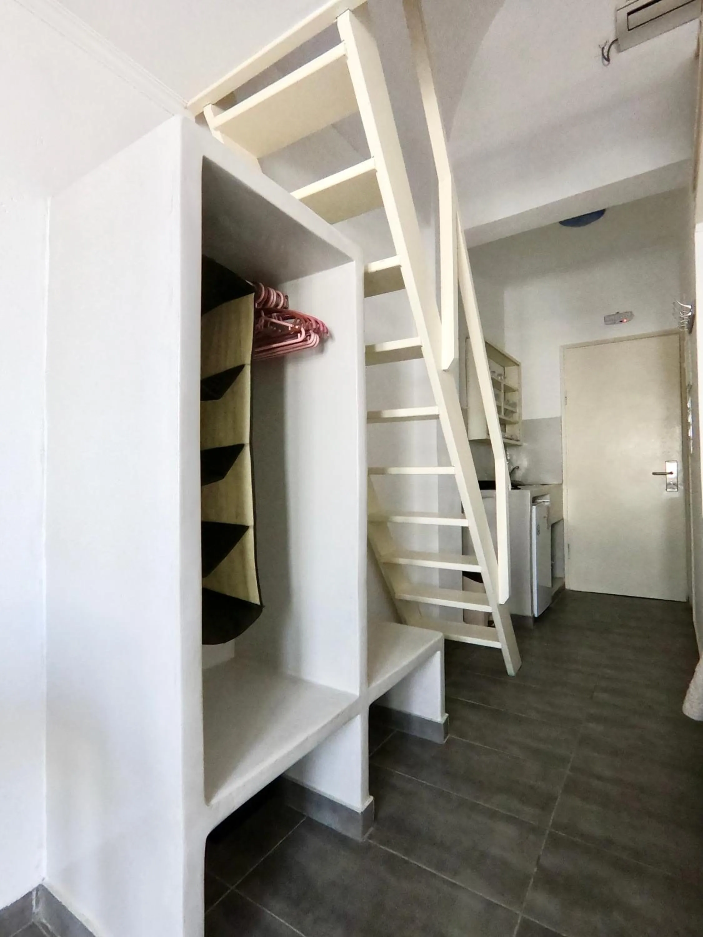 Kitchen or kitchenette in Anny Studios & Rooms Perissa Beach