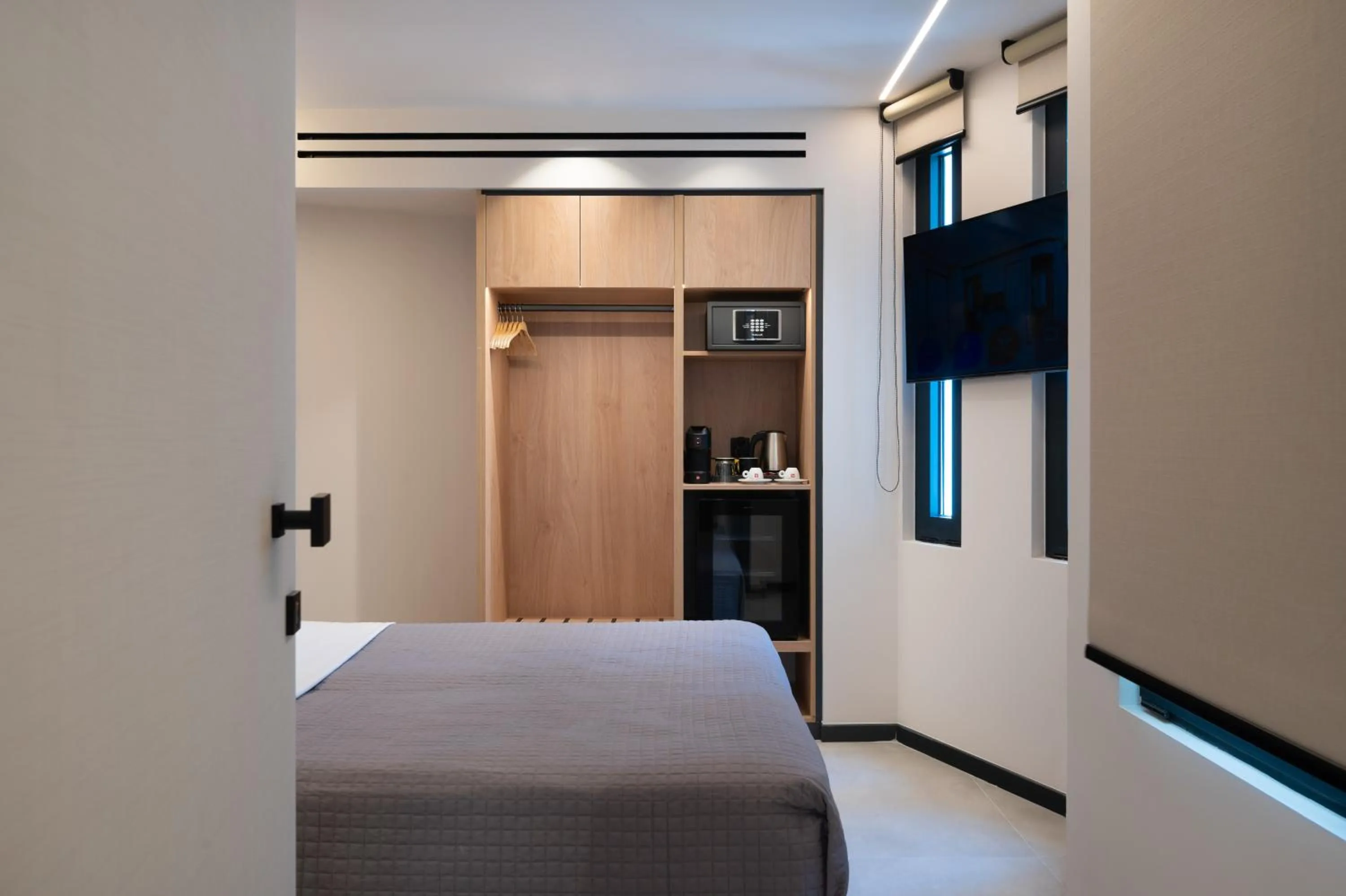 Bed in Nema Hotel Athens