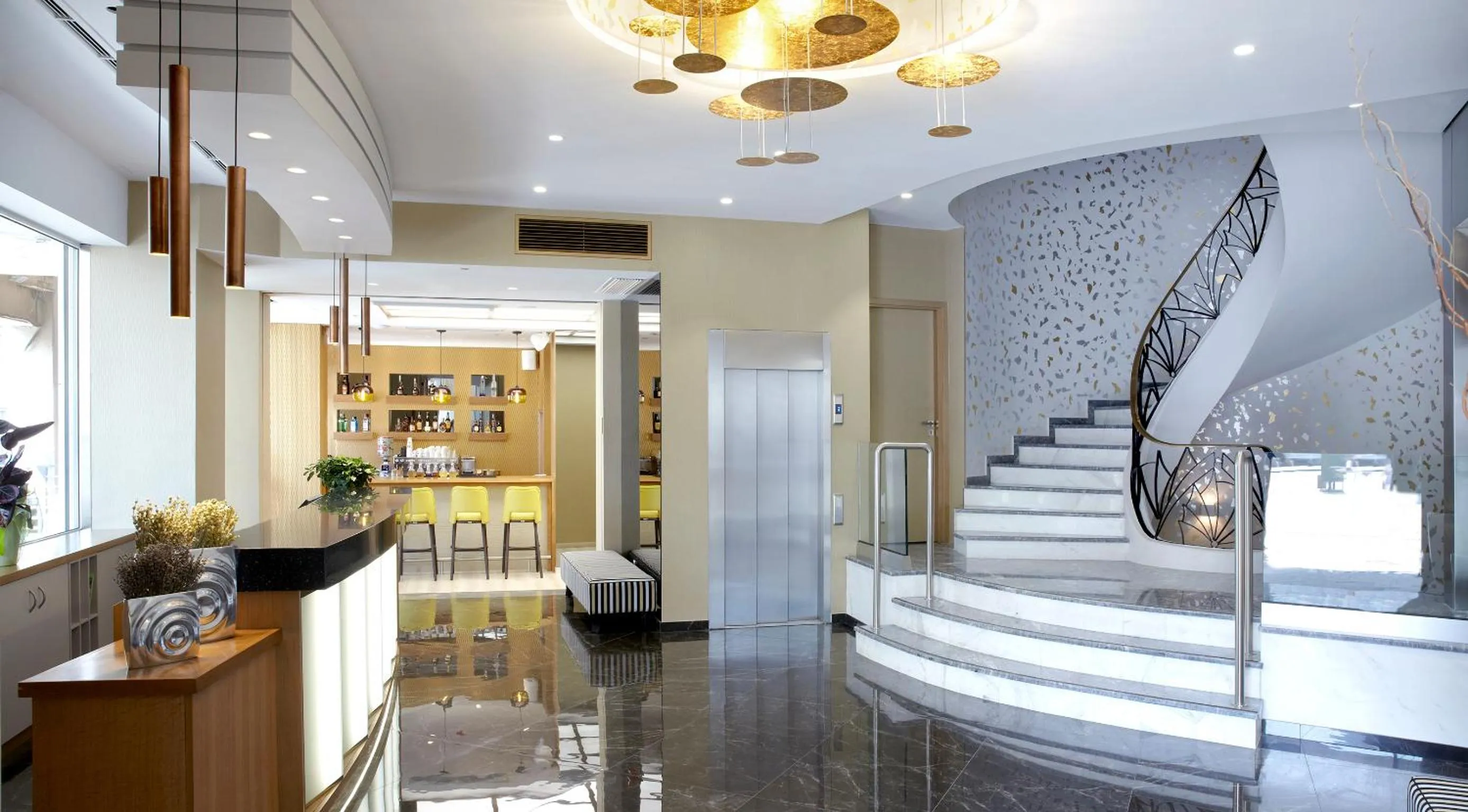 Lobby or reception in Athens Tiare by Mage Hotels