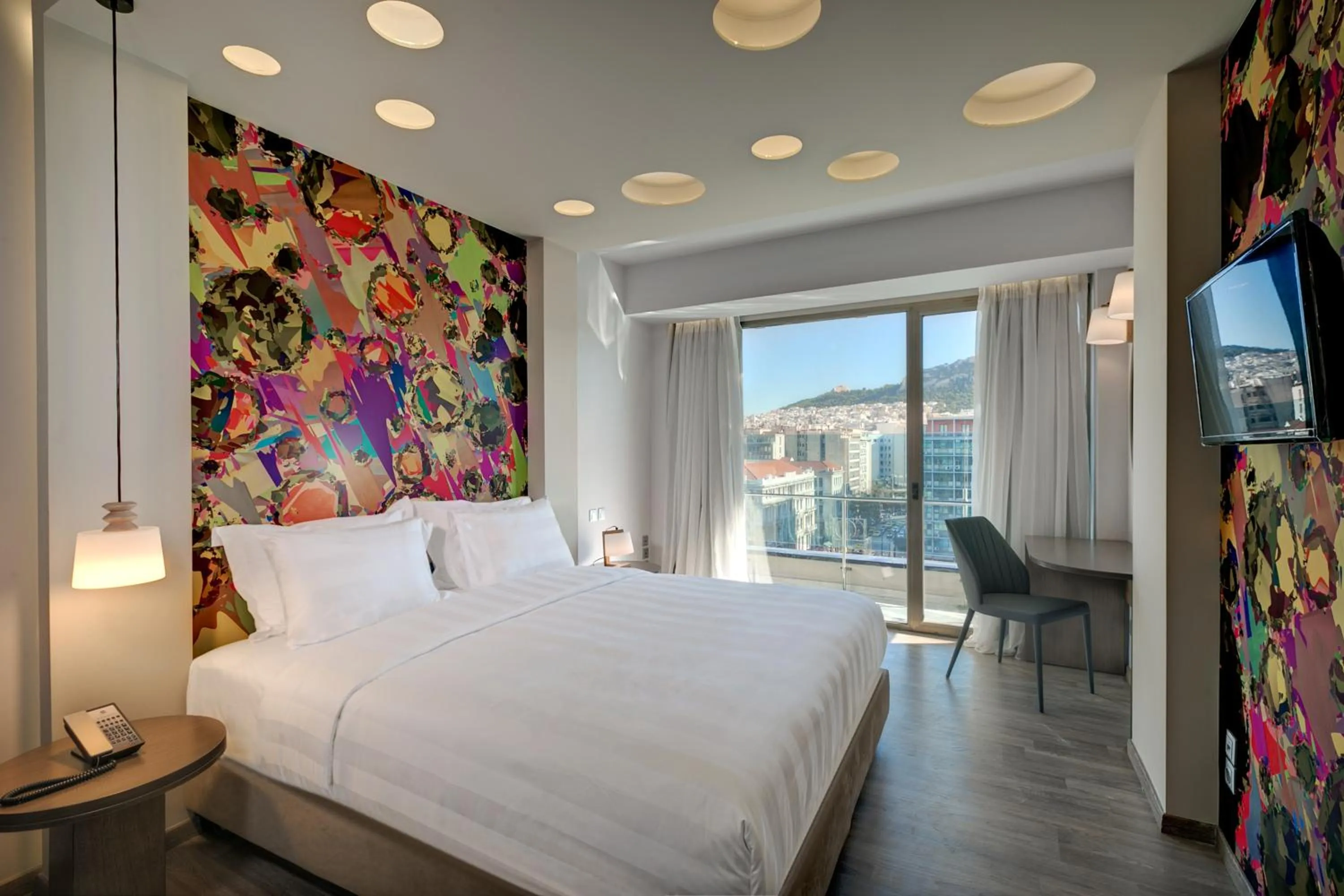 Bedroom, Bed in Athens Tiare by Mage Hotels