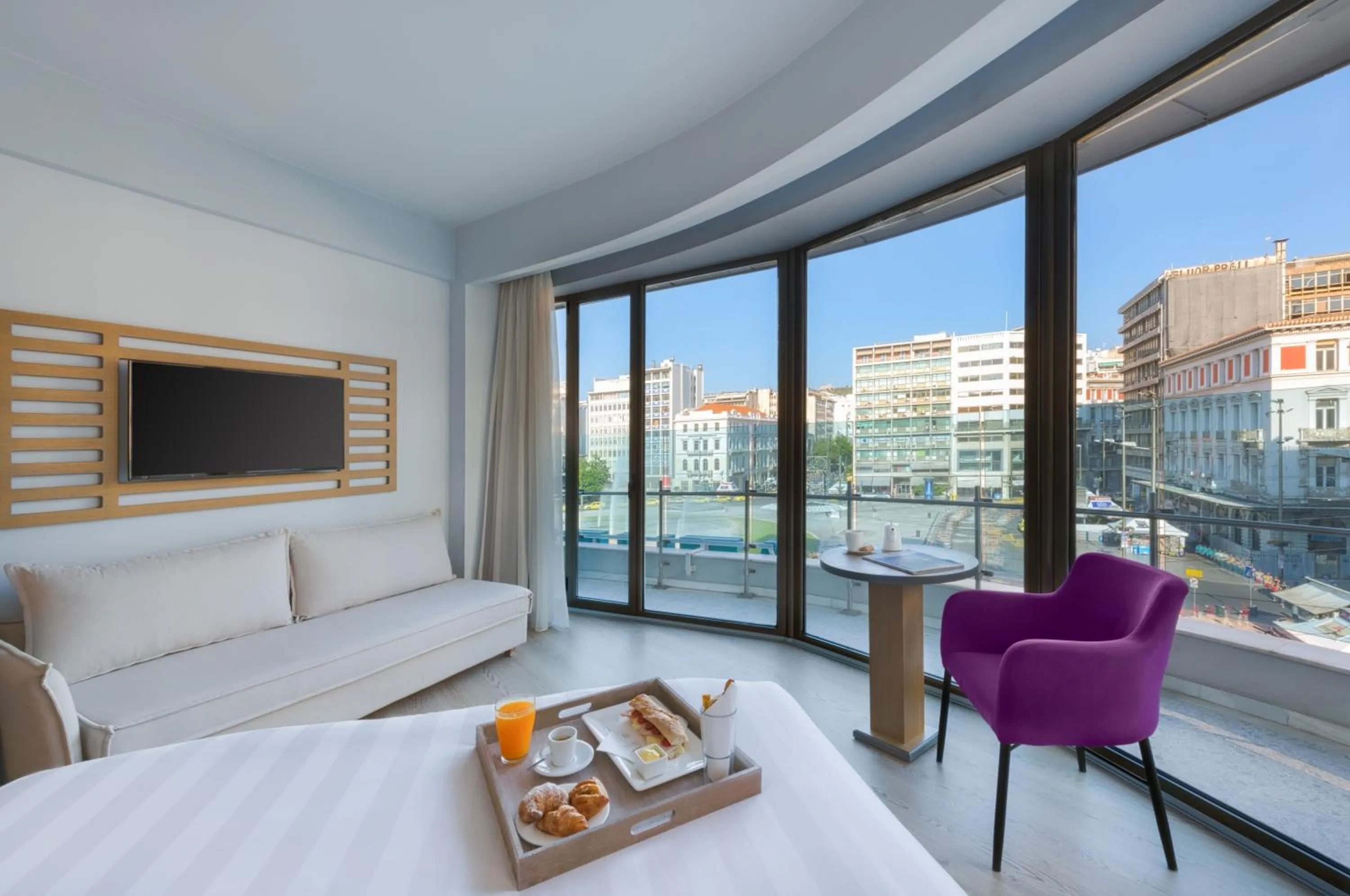 View (from property/room), Bed in Athens Tiare by Mage Hotels
