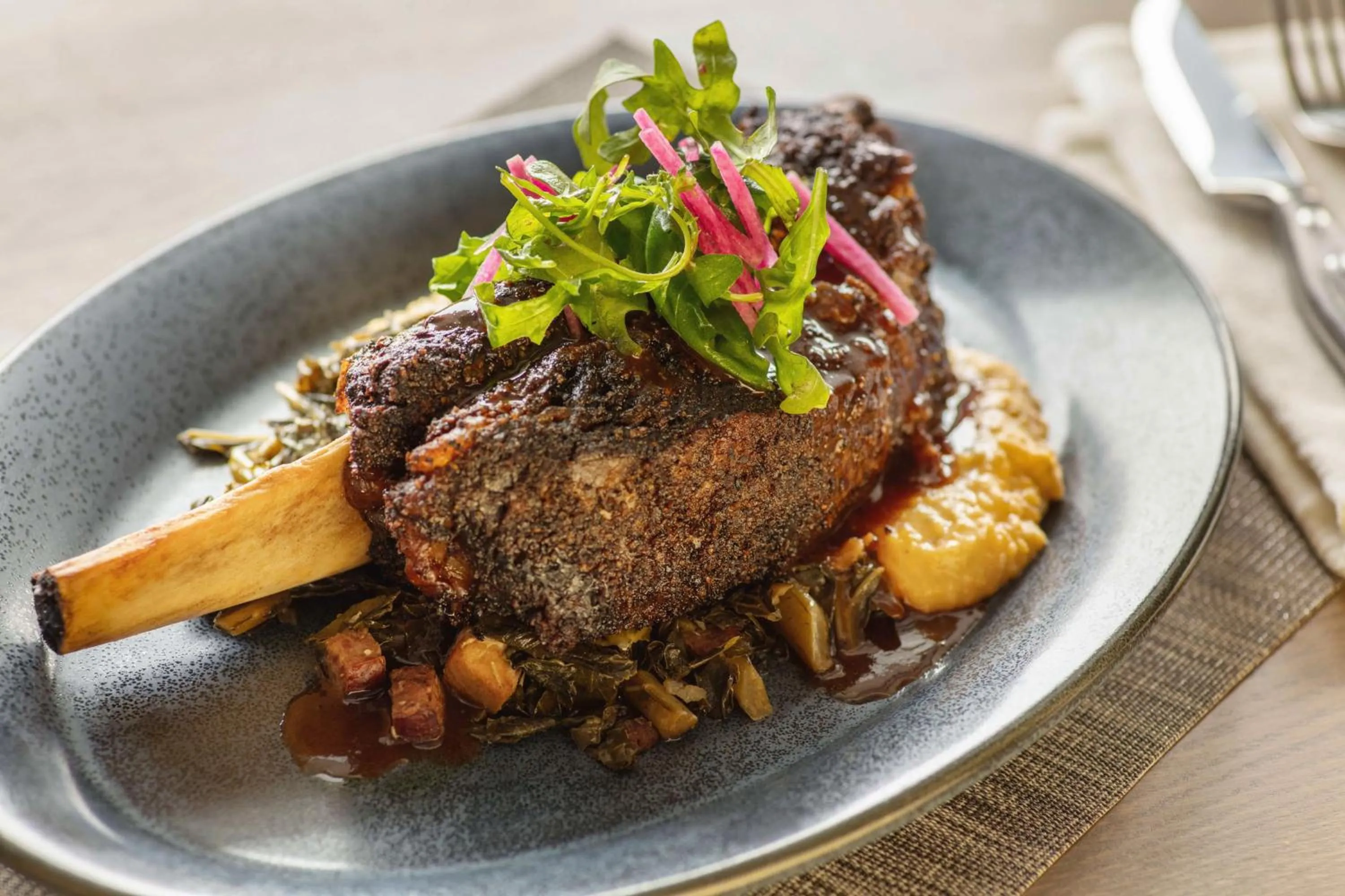 Dining area in Doubletree By Hilton Abilene Downtown Convention Center