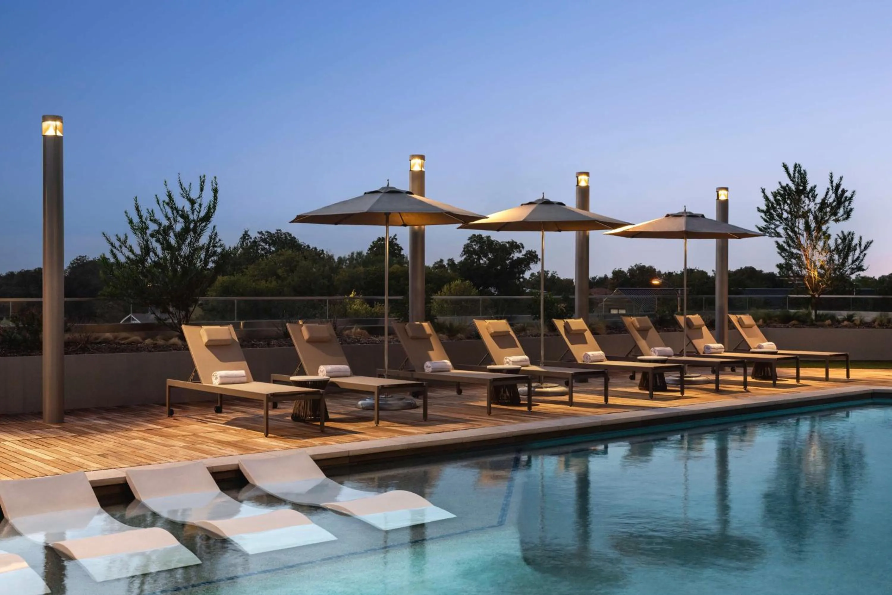 Pool view in Doubletree By Hilton Abilene Downtown Convention Center