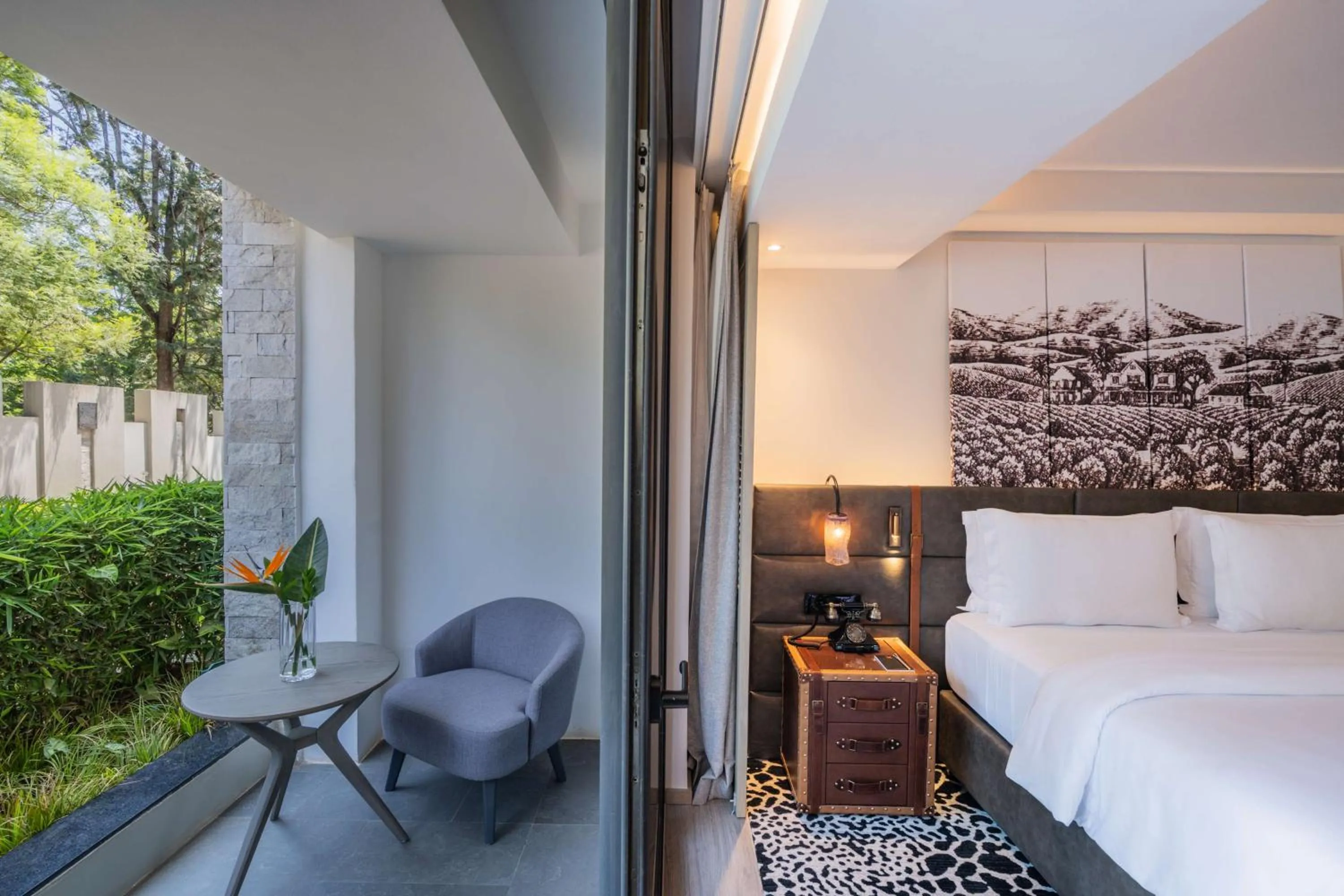 View (from property/room), Bed in Kwetu Nairobi, Curio Collection By Hilton