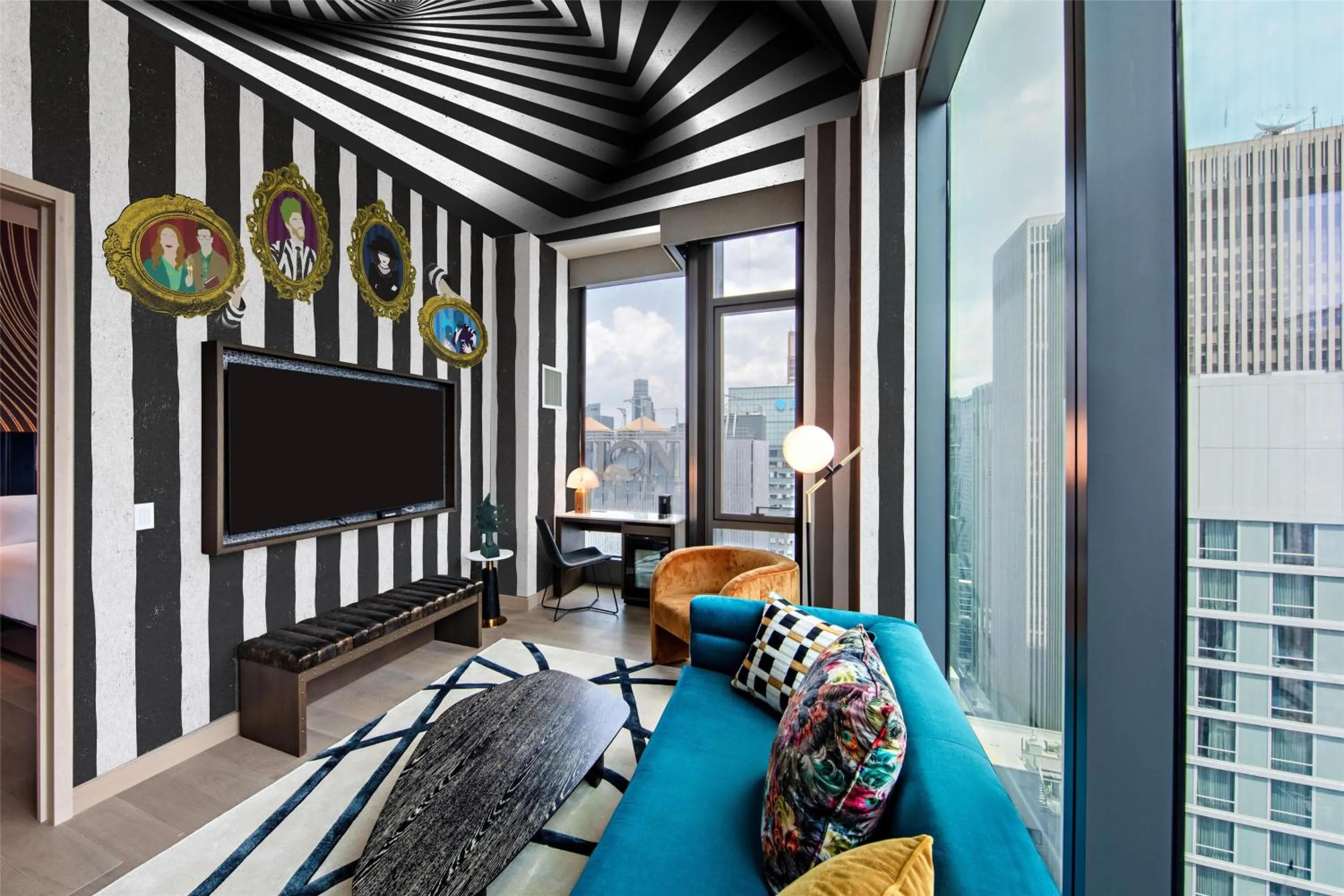 Living room in Tempo By Hilton New York Times Square