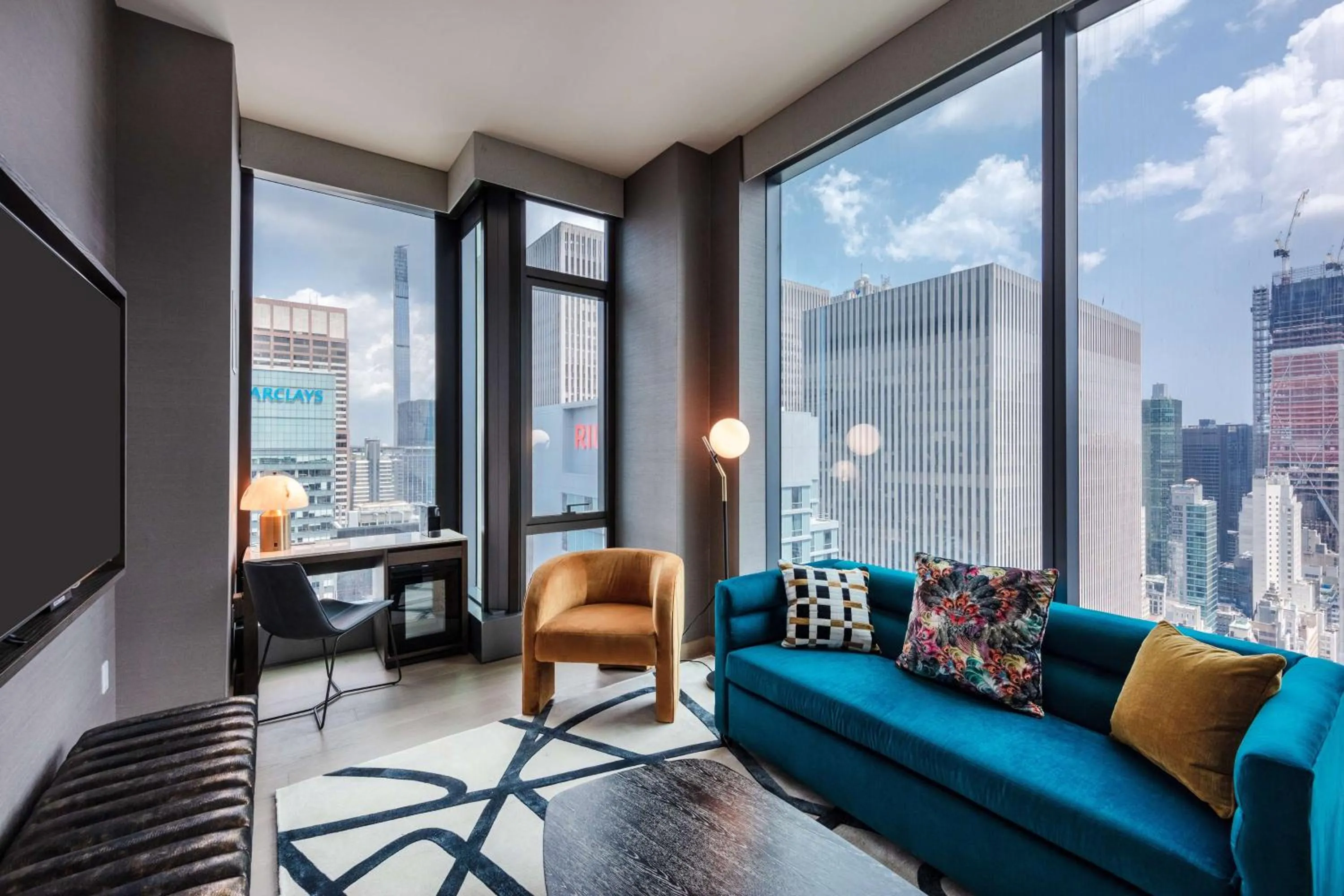 Living room in Tempo By Hilton New York Times Square