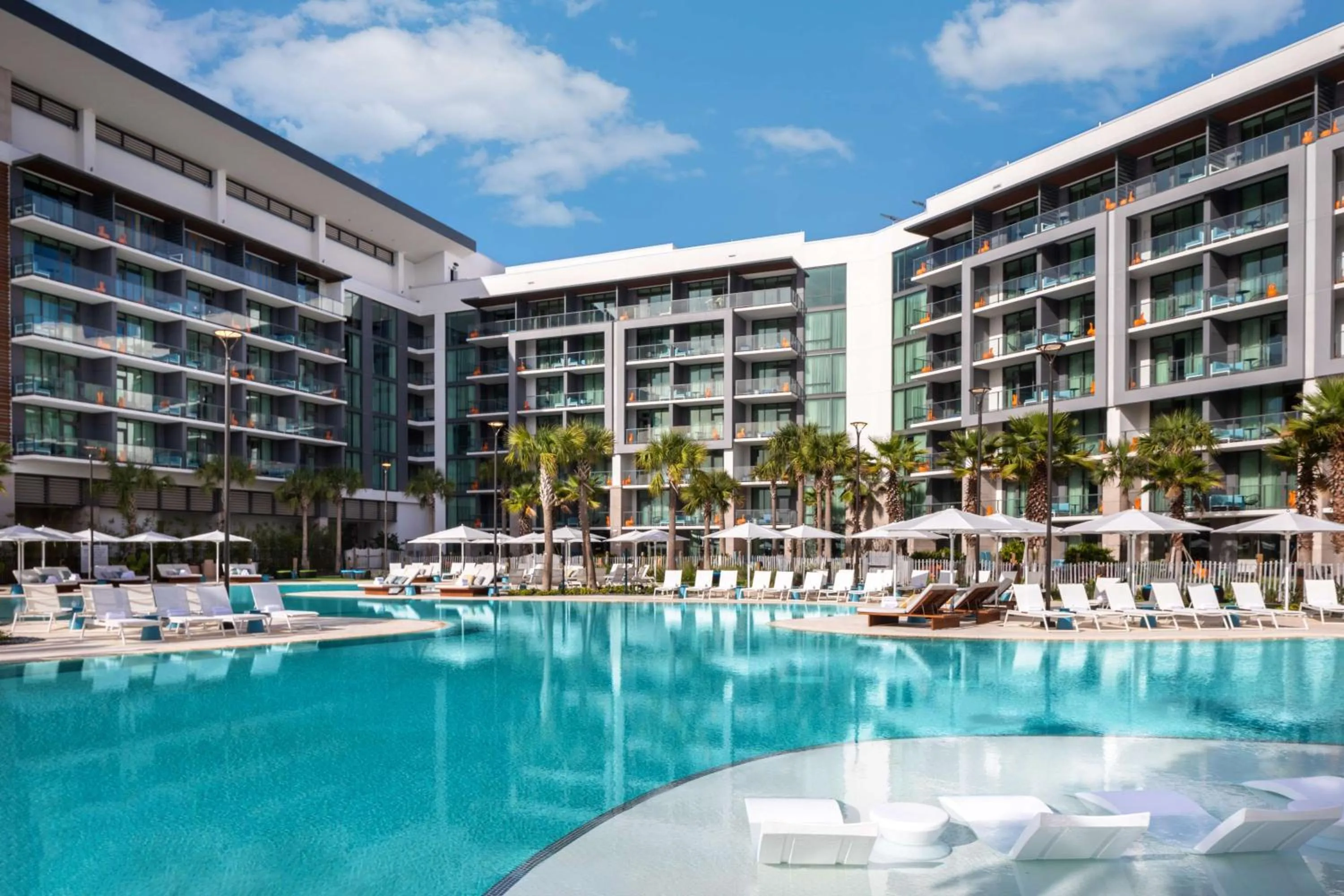 Pool view in Conrad Orlando