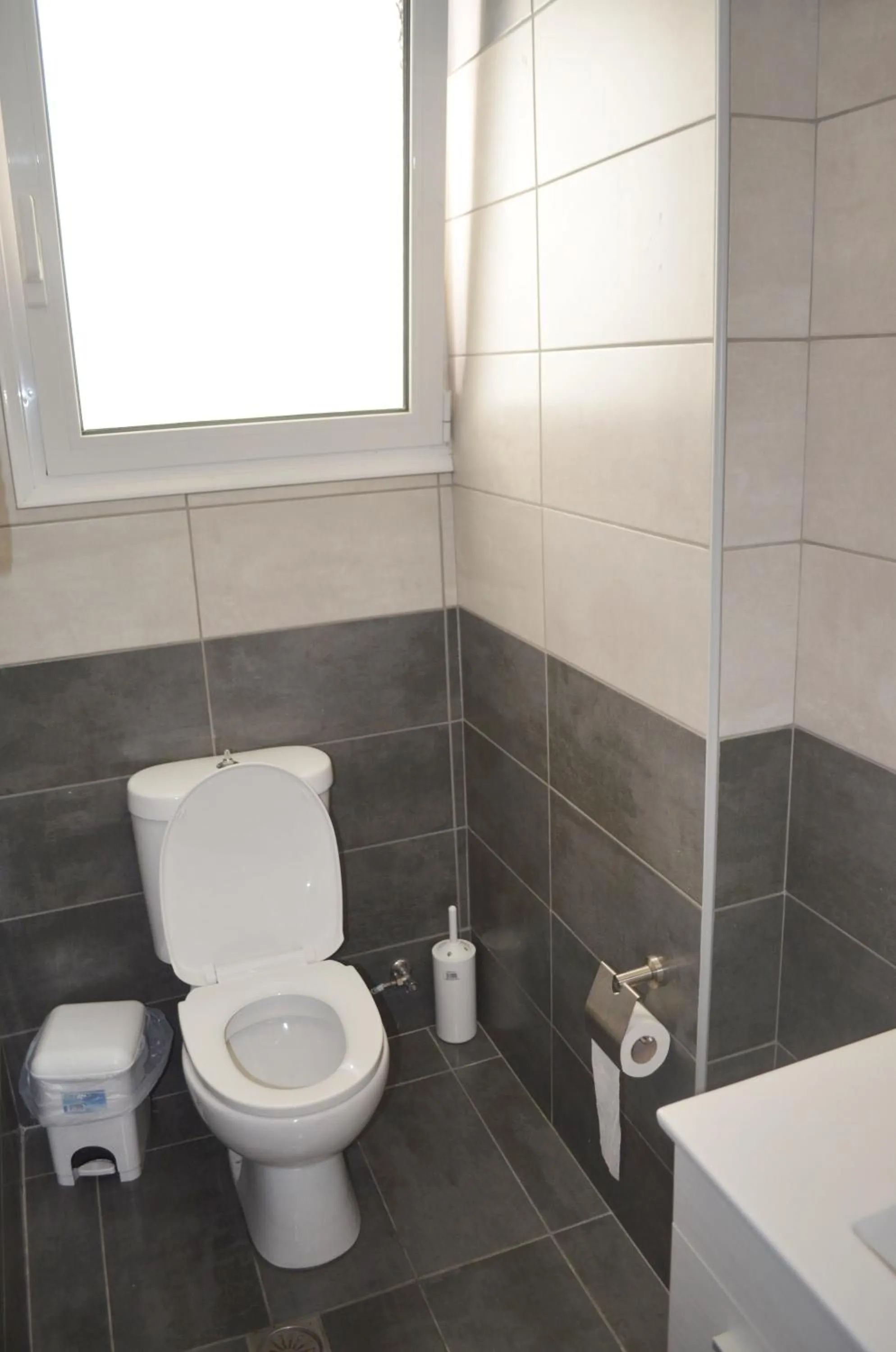 Bathroom in Mirabello Hotel