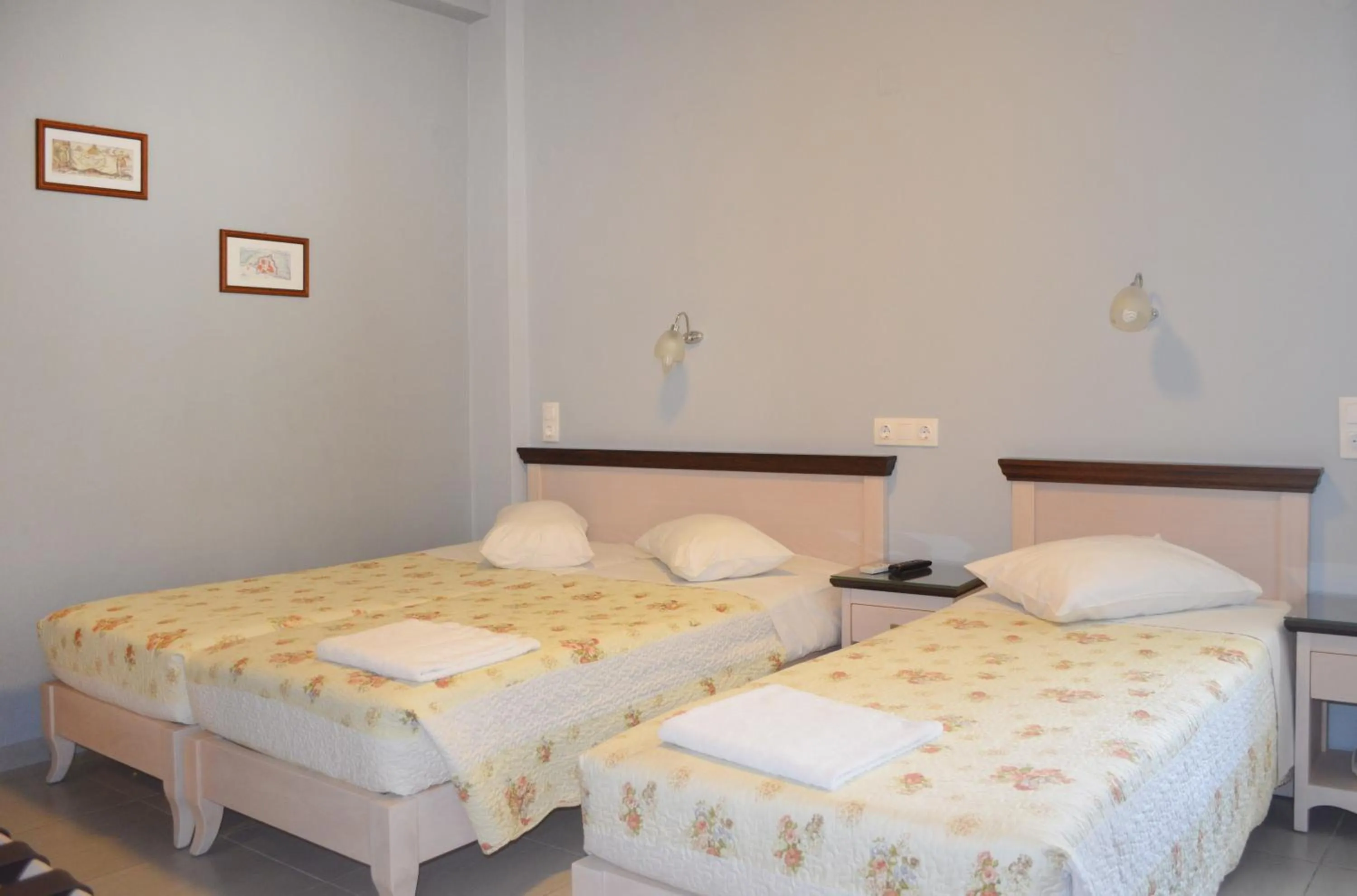 Bed in Mirabello Hotel