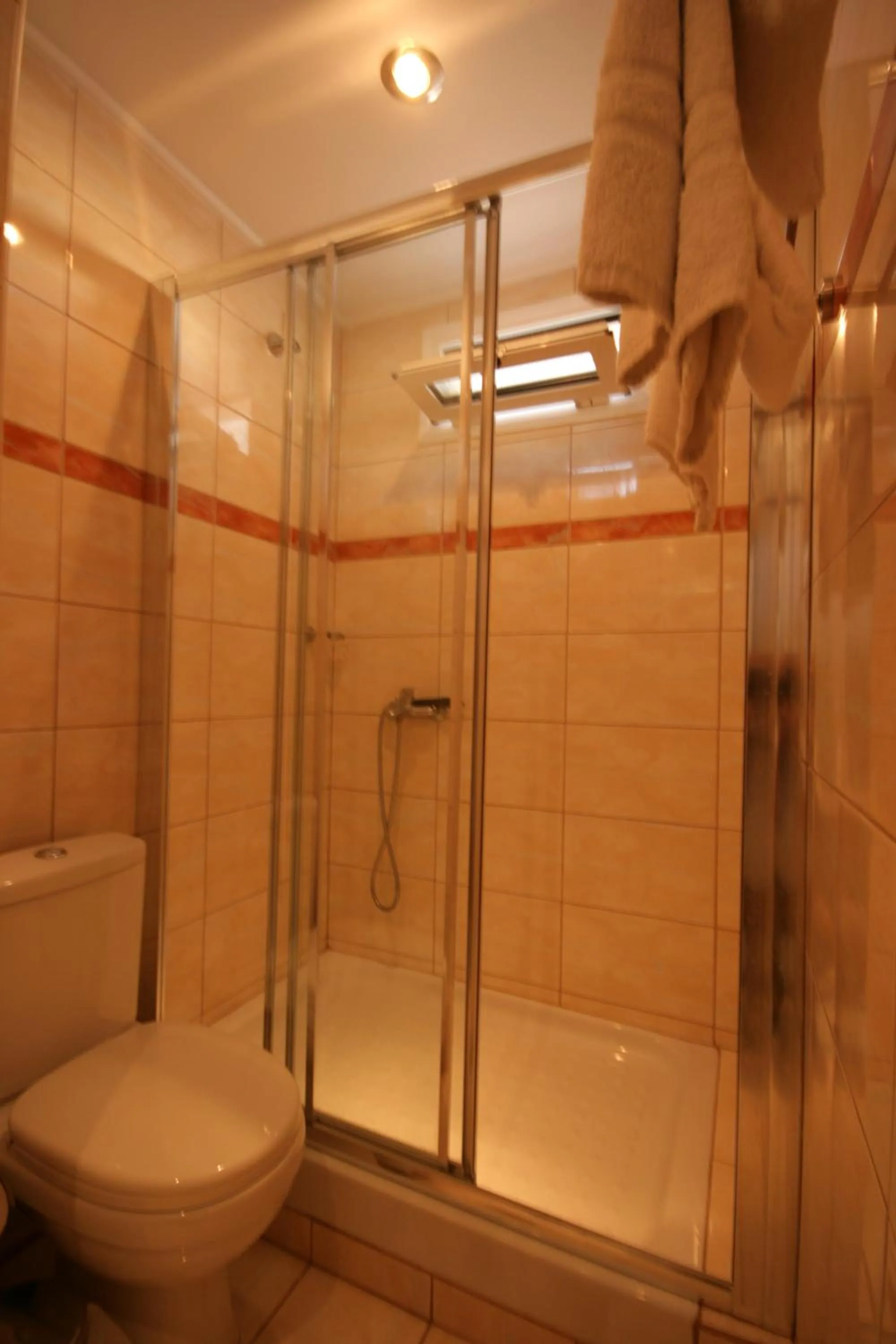 Bathroom in Mirabello Hotel