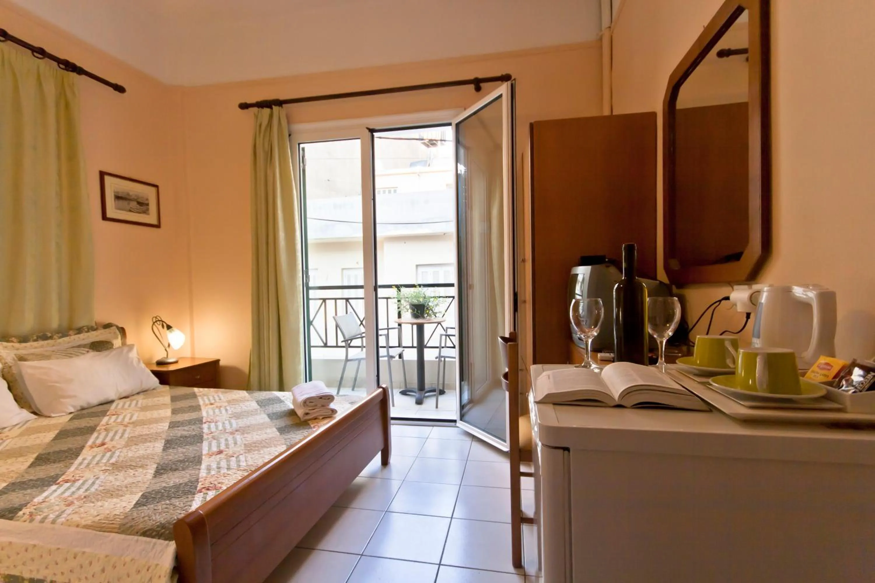 Bed in Mirabello Hotel