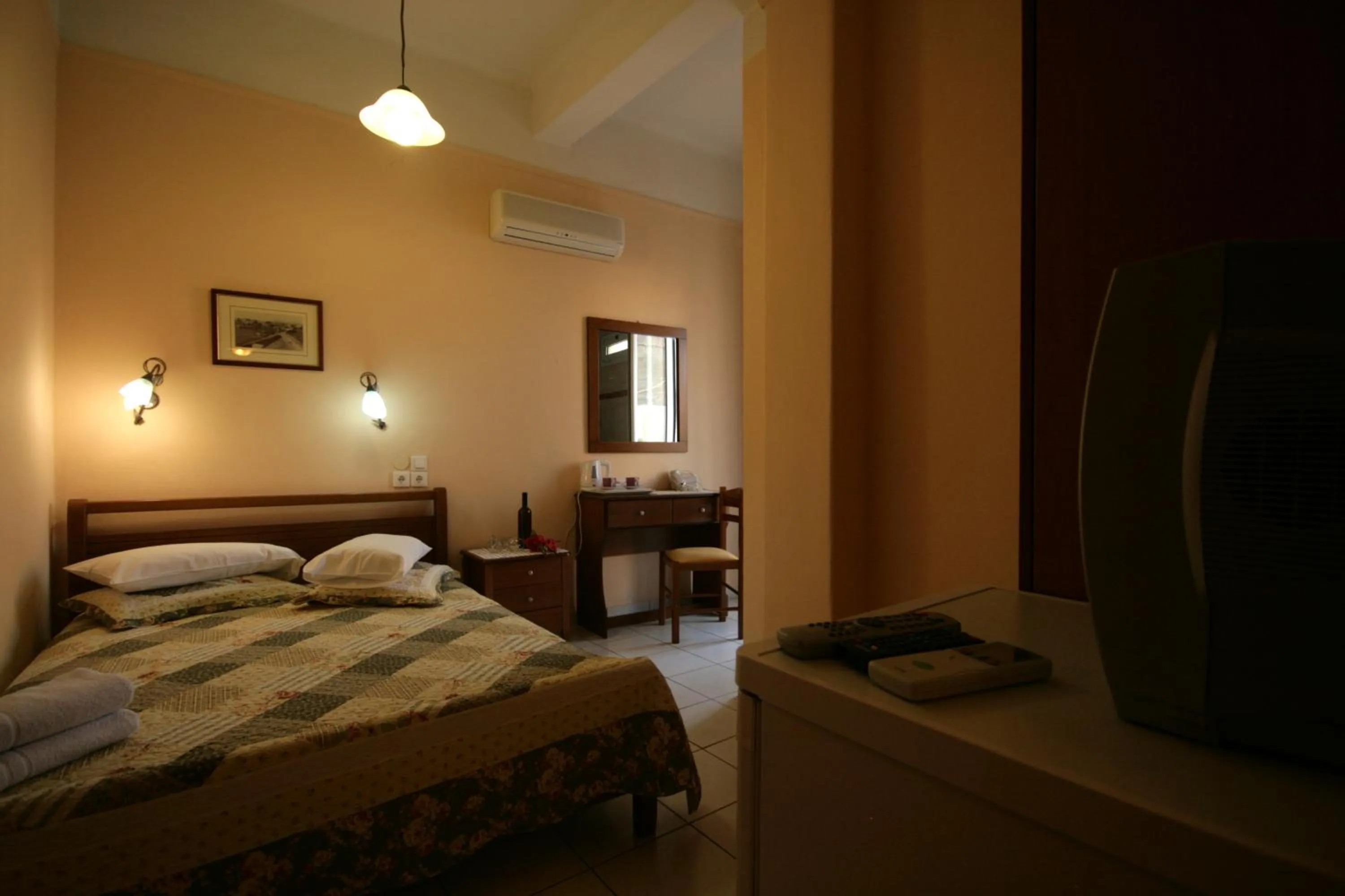 Bed in Mirabello Hotel